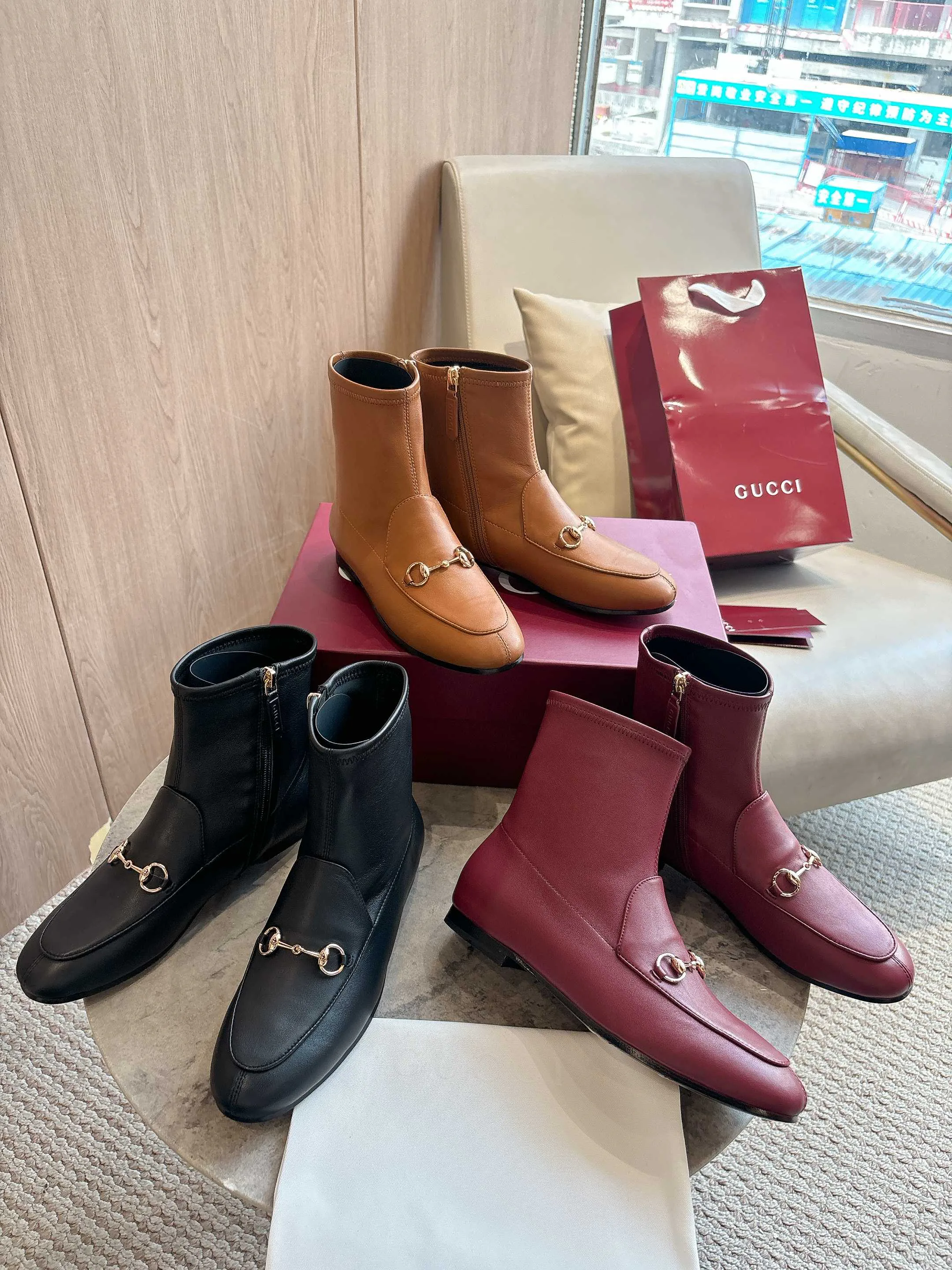 Ботинки Женские Gucci 176049