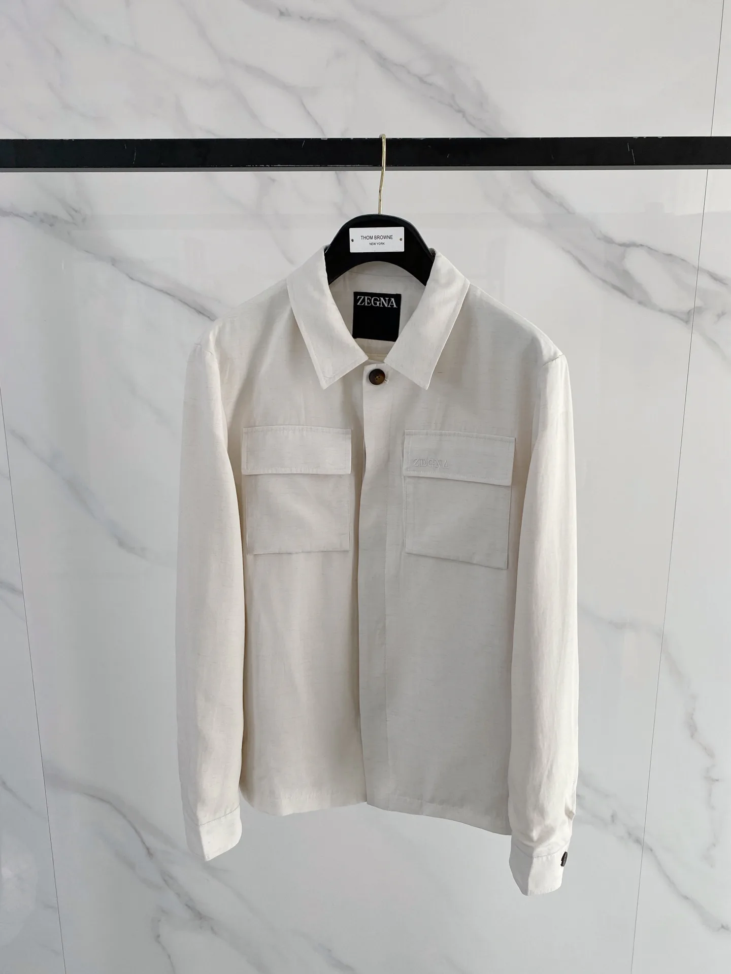 Рубашки Мужские Zegna 17993187