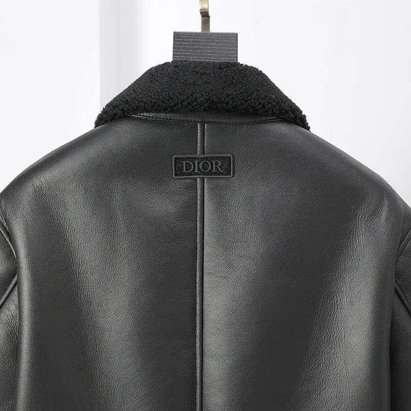 Кожаные Куртки И Дублёнки Мужские Christian Dior 1847850