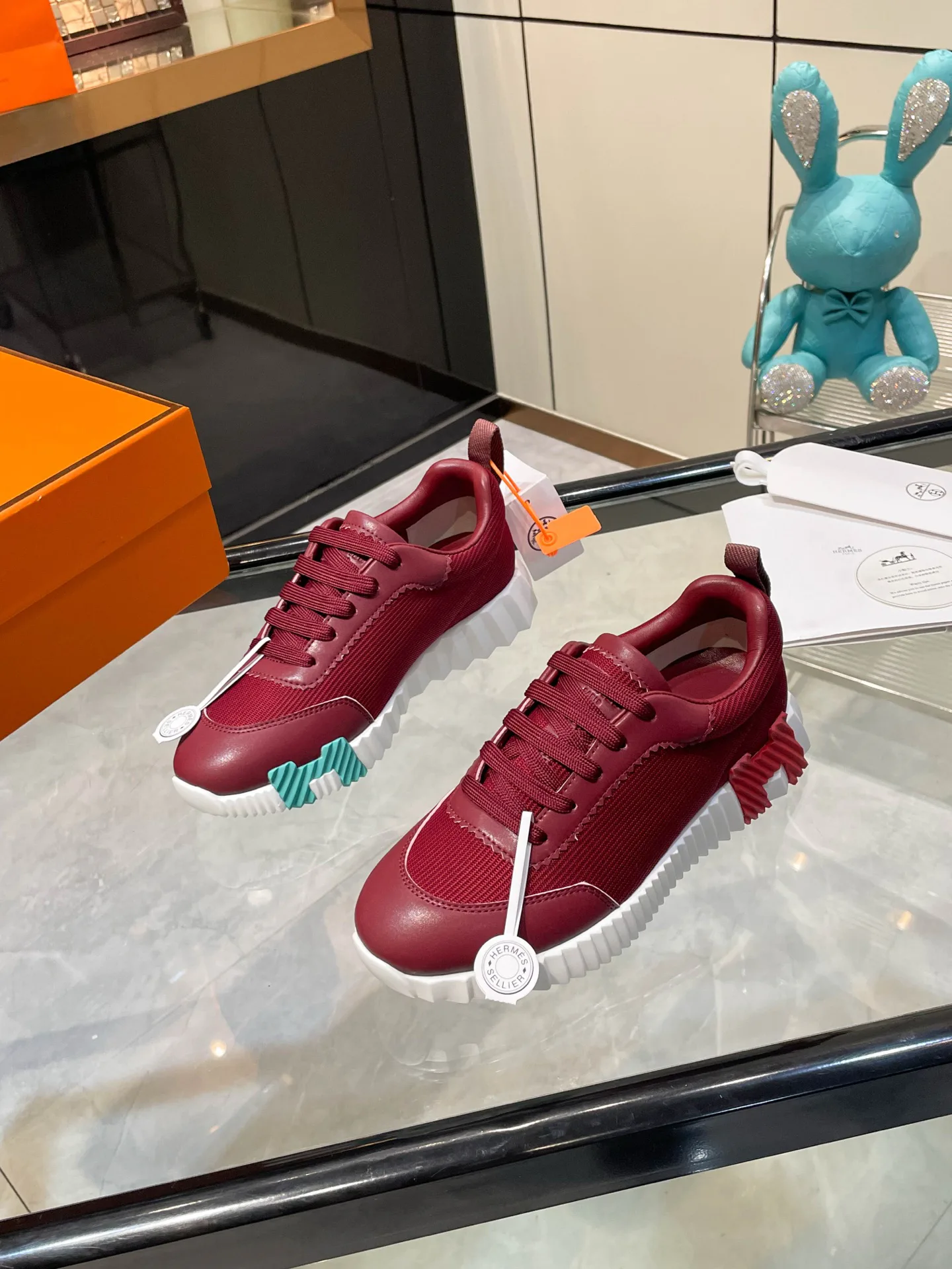 Кроссовки Женские Hermes 232537