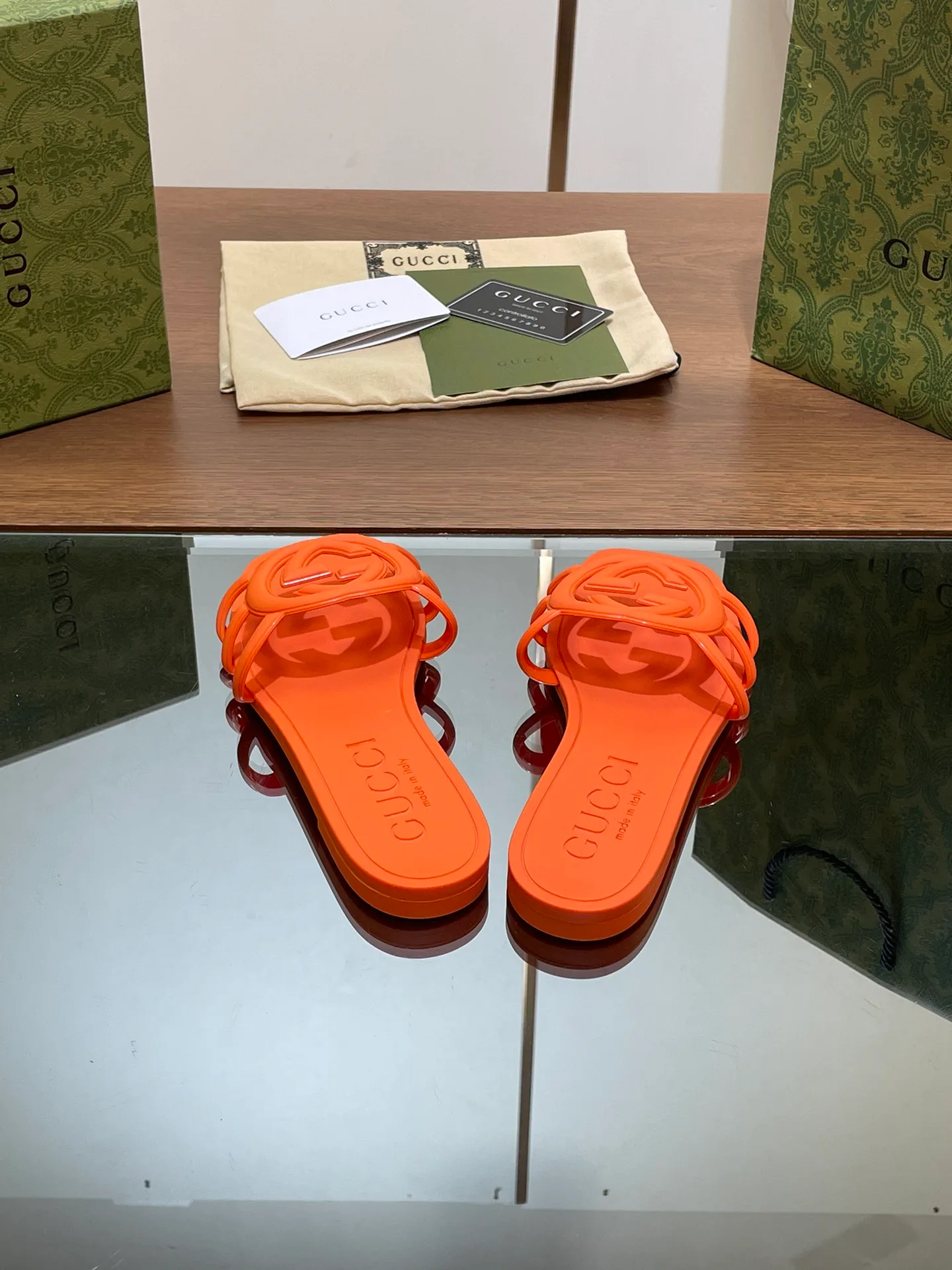 Шлепанцы Женские Gucci 15268