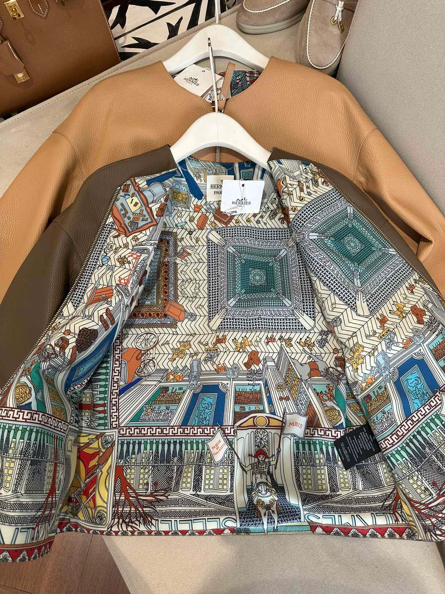 Кожаные Куртки И Дублёнки Женские Hermes 11460701