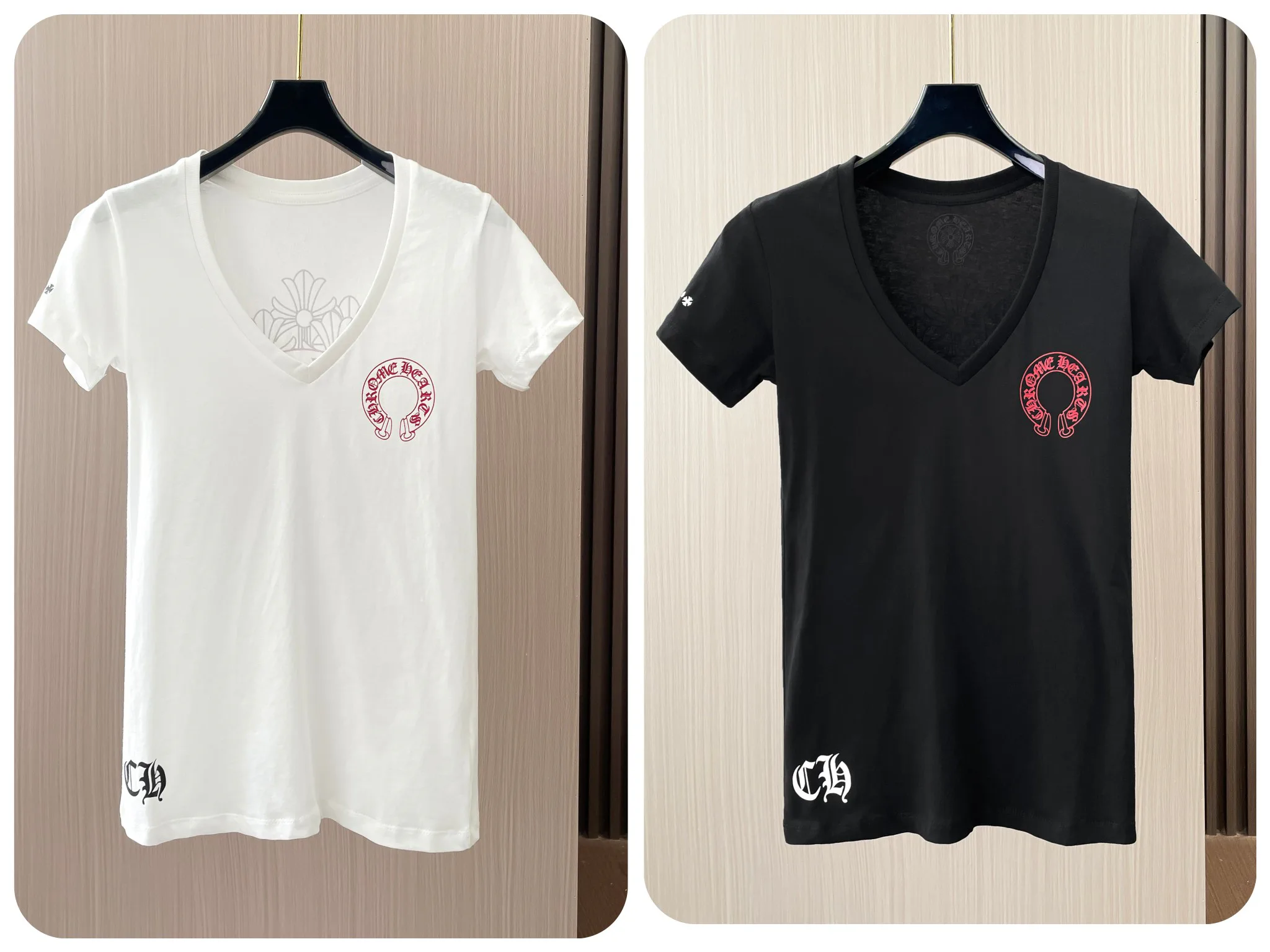 Футболки Женские Chrome Hearts 13425682