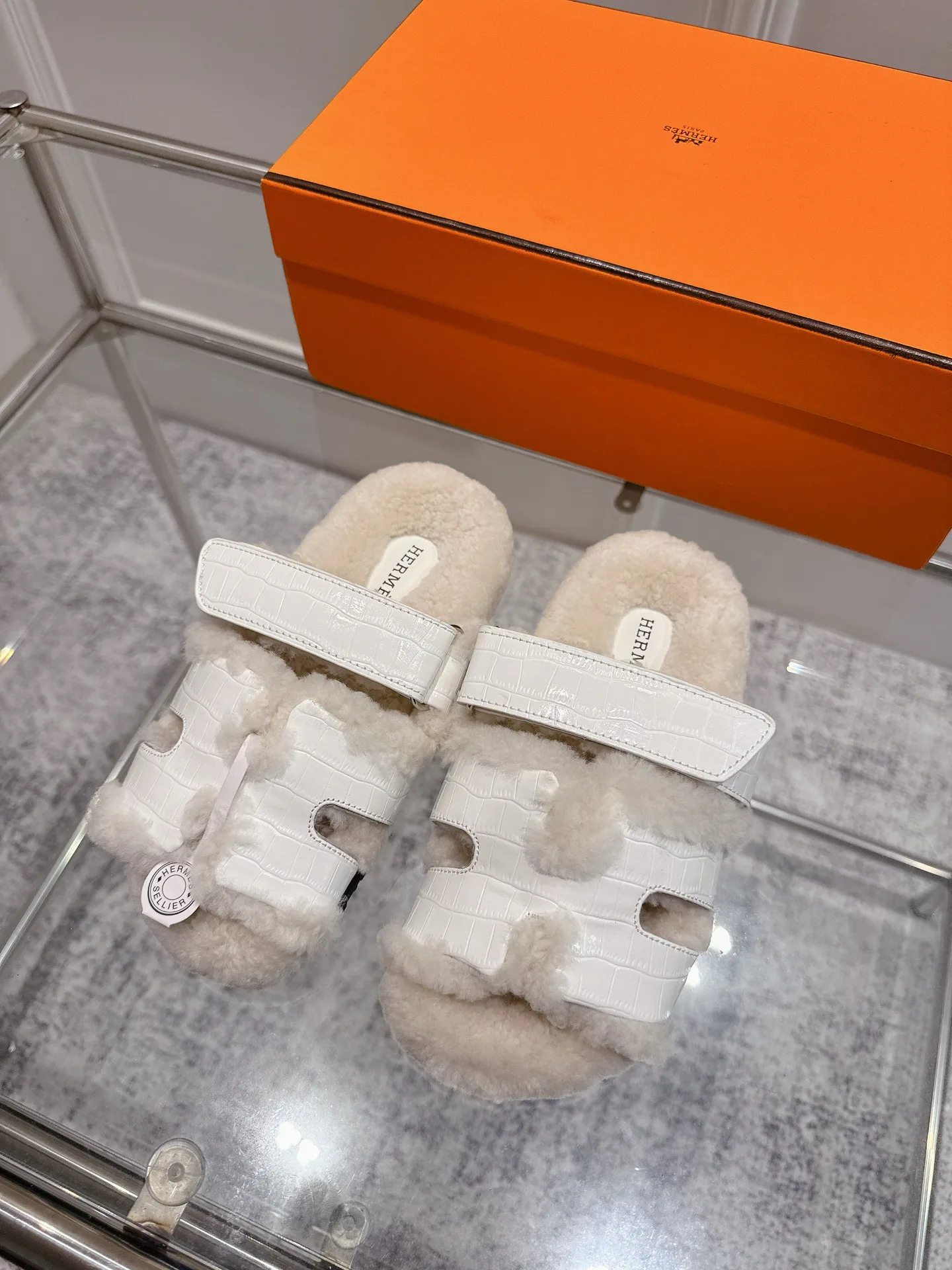 Тапочки Женские Hermes 65277