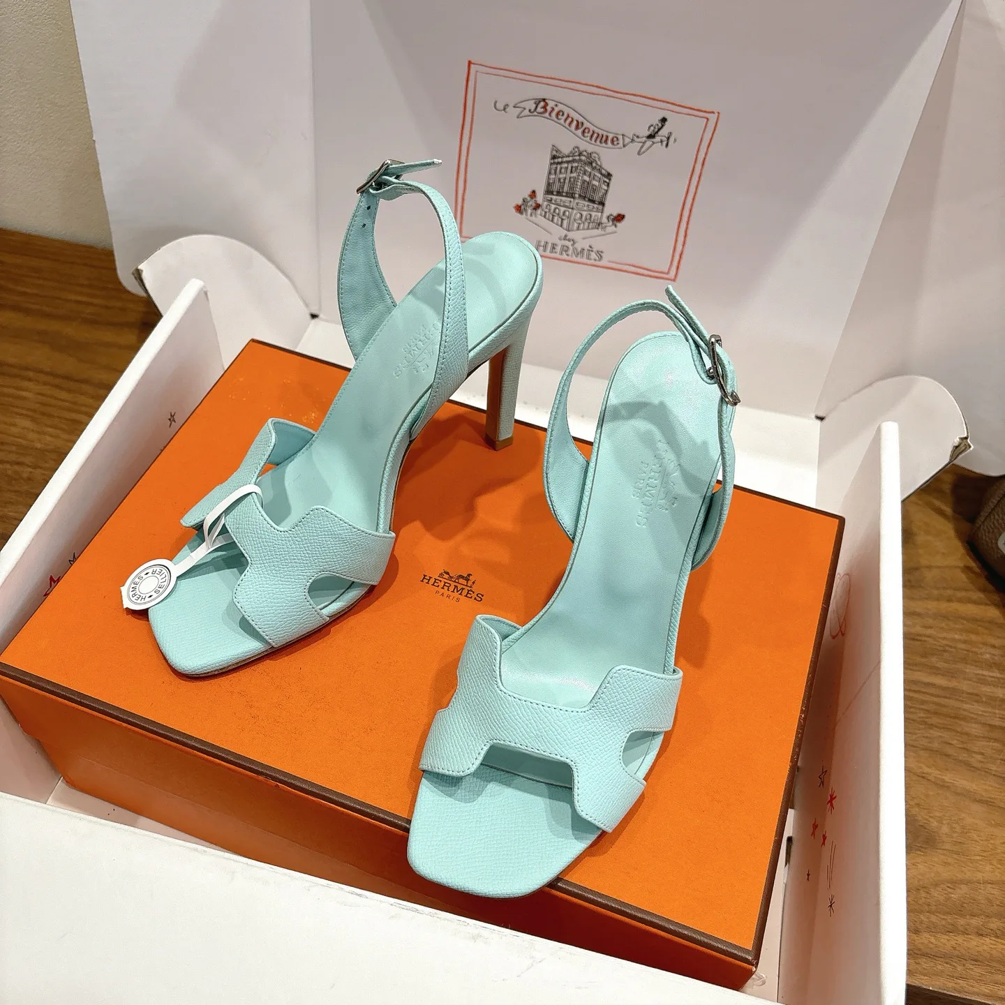 Босоножки Женские Hermes 2959640