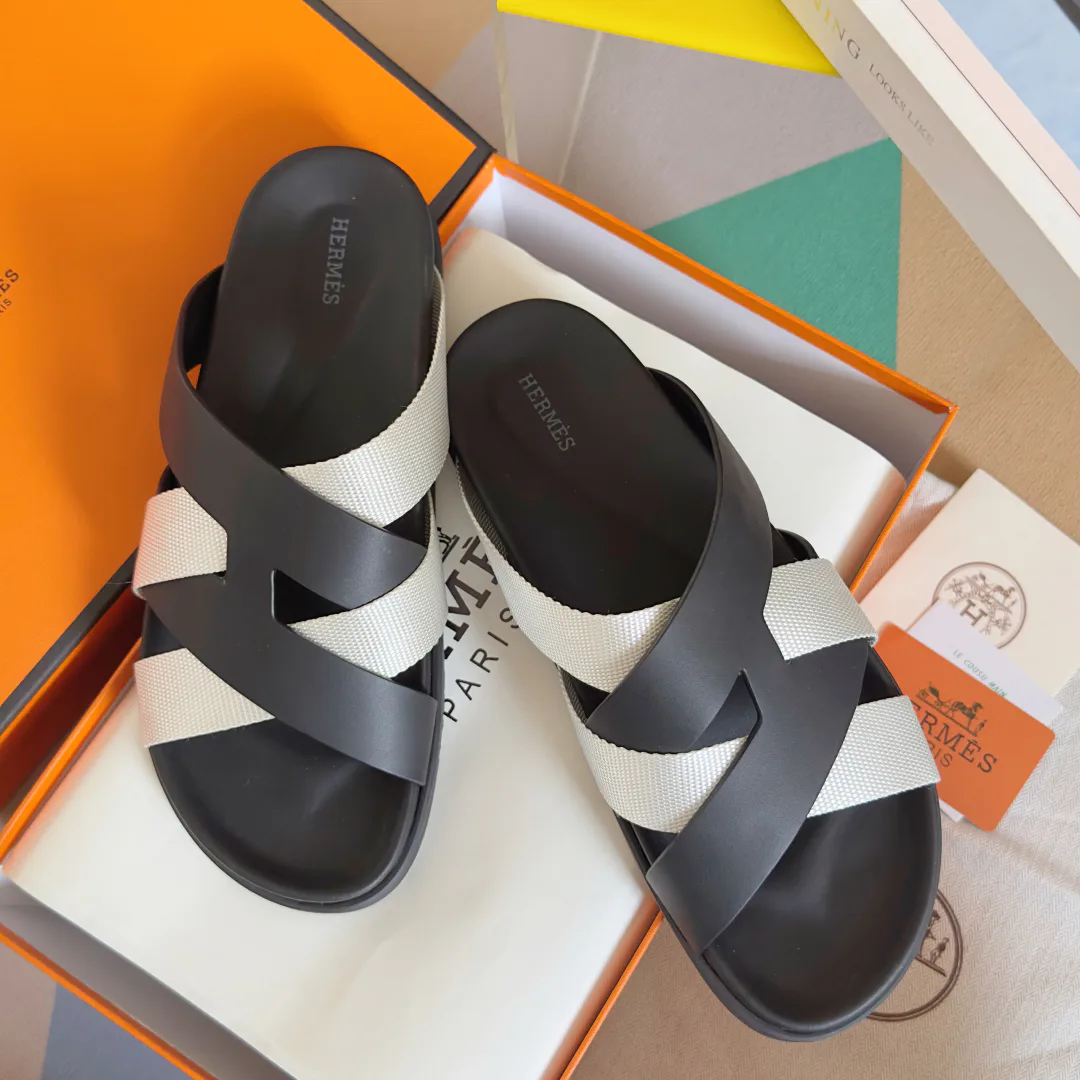 Шлепанцы Мужские Hermes 13106