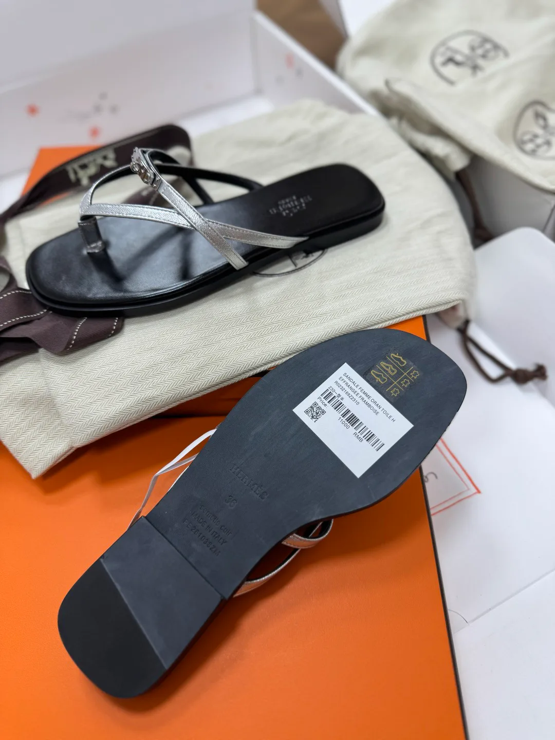 Шлепанцы Женские Hermes 13930285