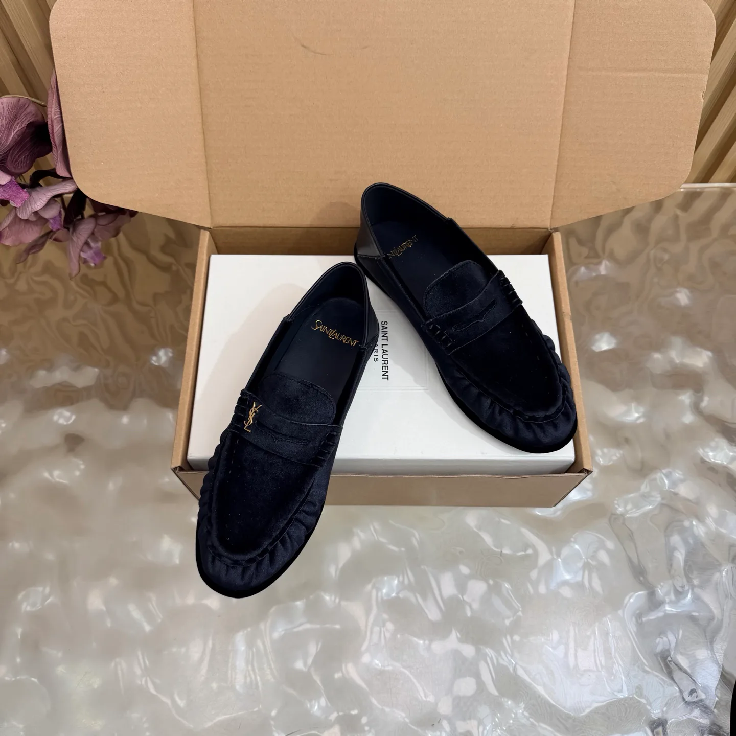Лоферы И Мокасины Женские Saint Laurent 17926445