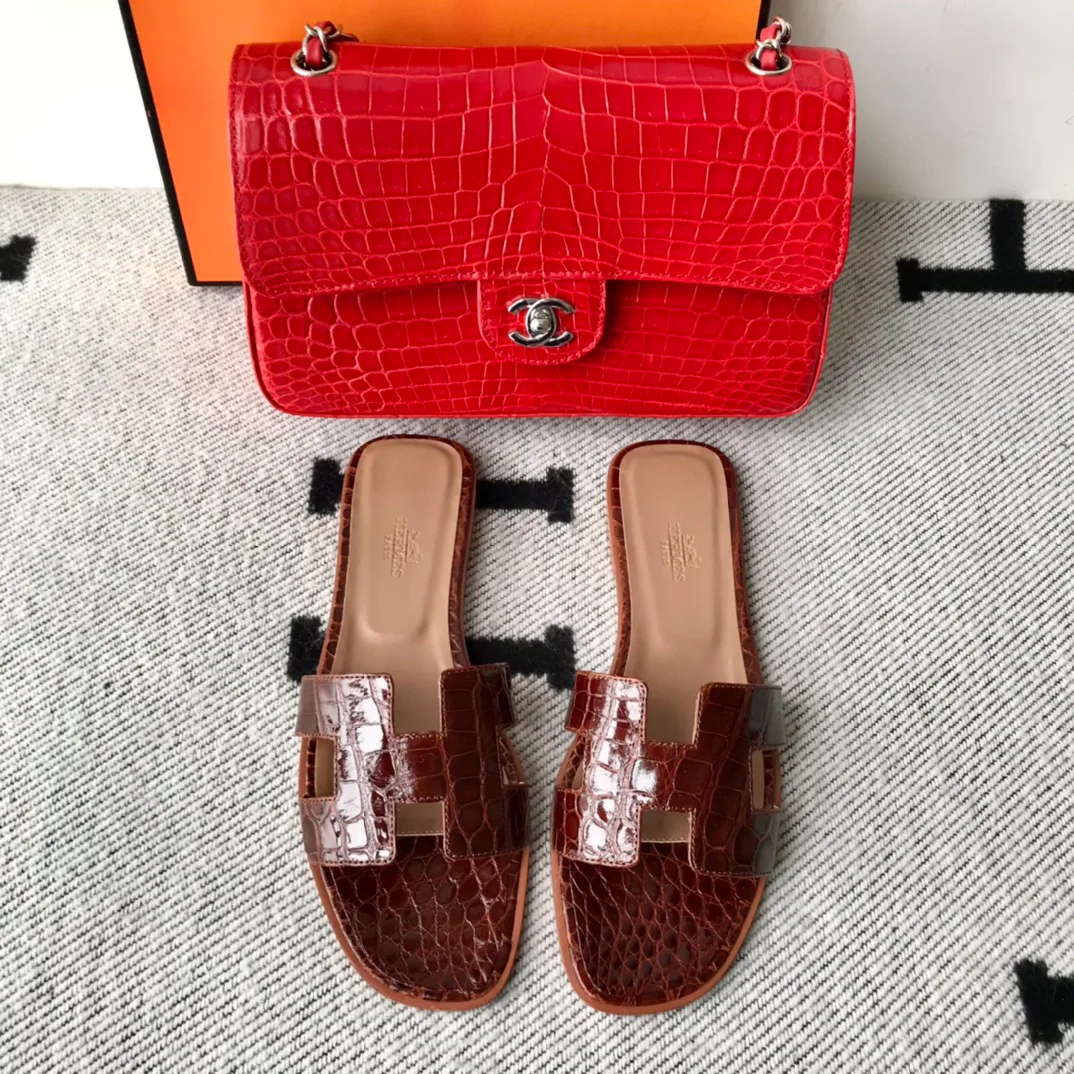 Шлепанцы Женские Hermes 3967464