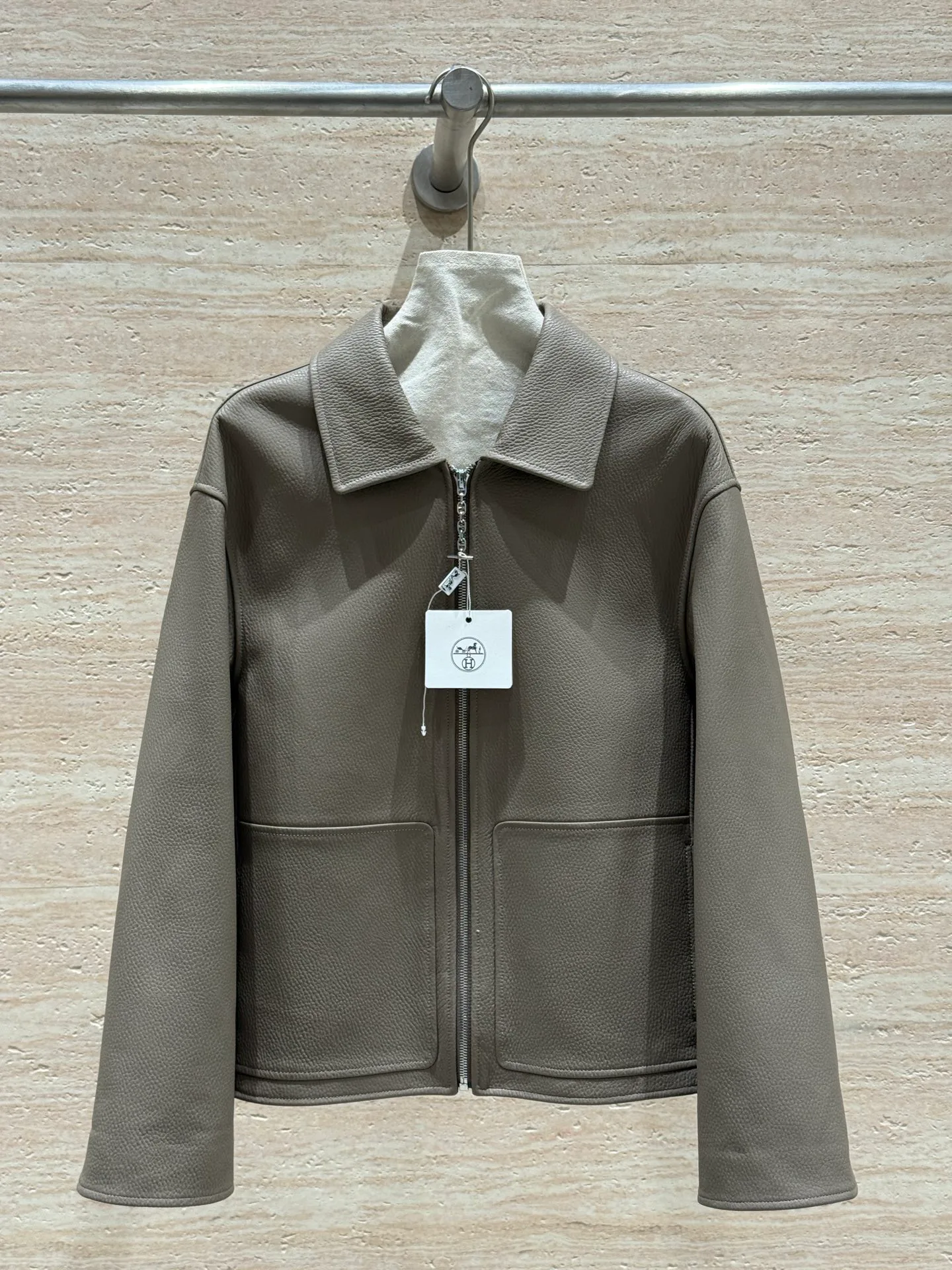 Кожаные Куртки И Дублёнки Женские Hermes 10207290