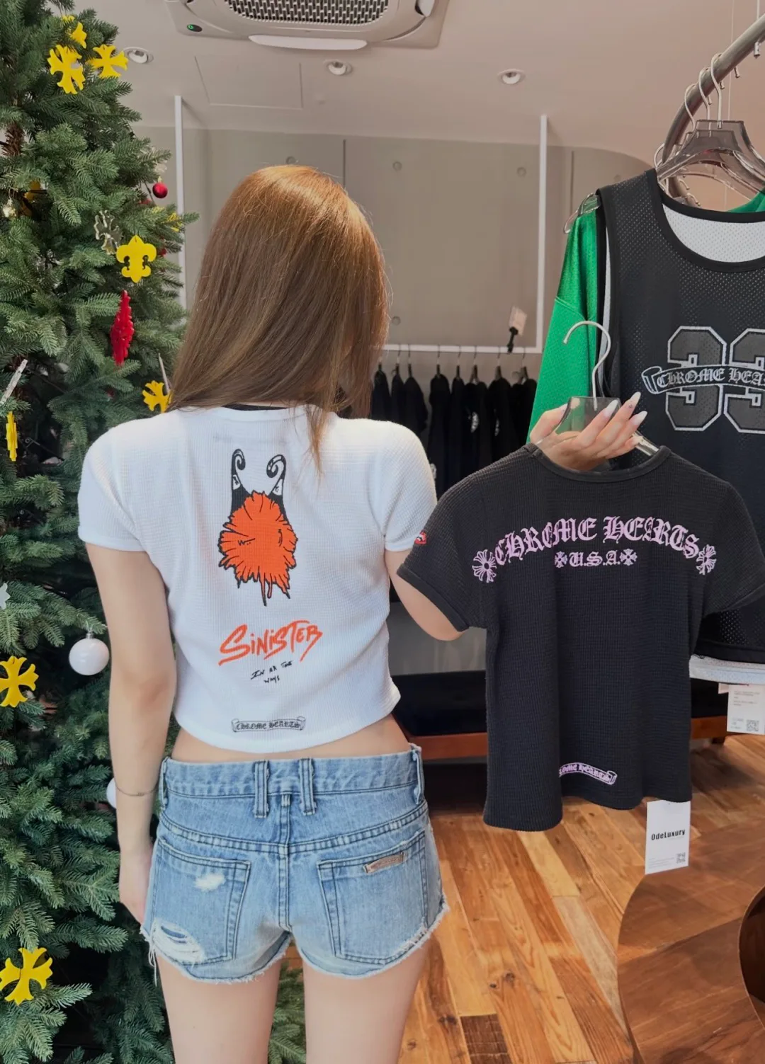 Футболки Женские Chrome Hearts 17835233