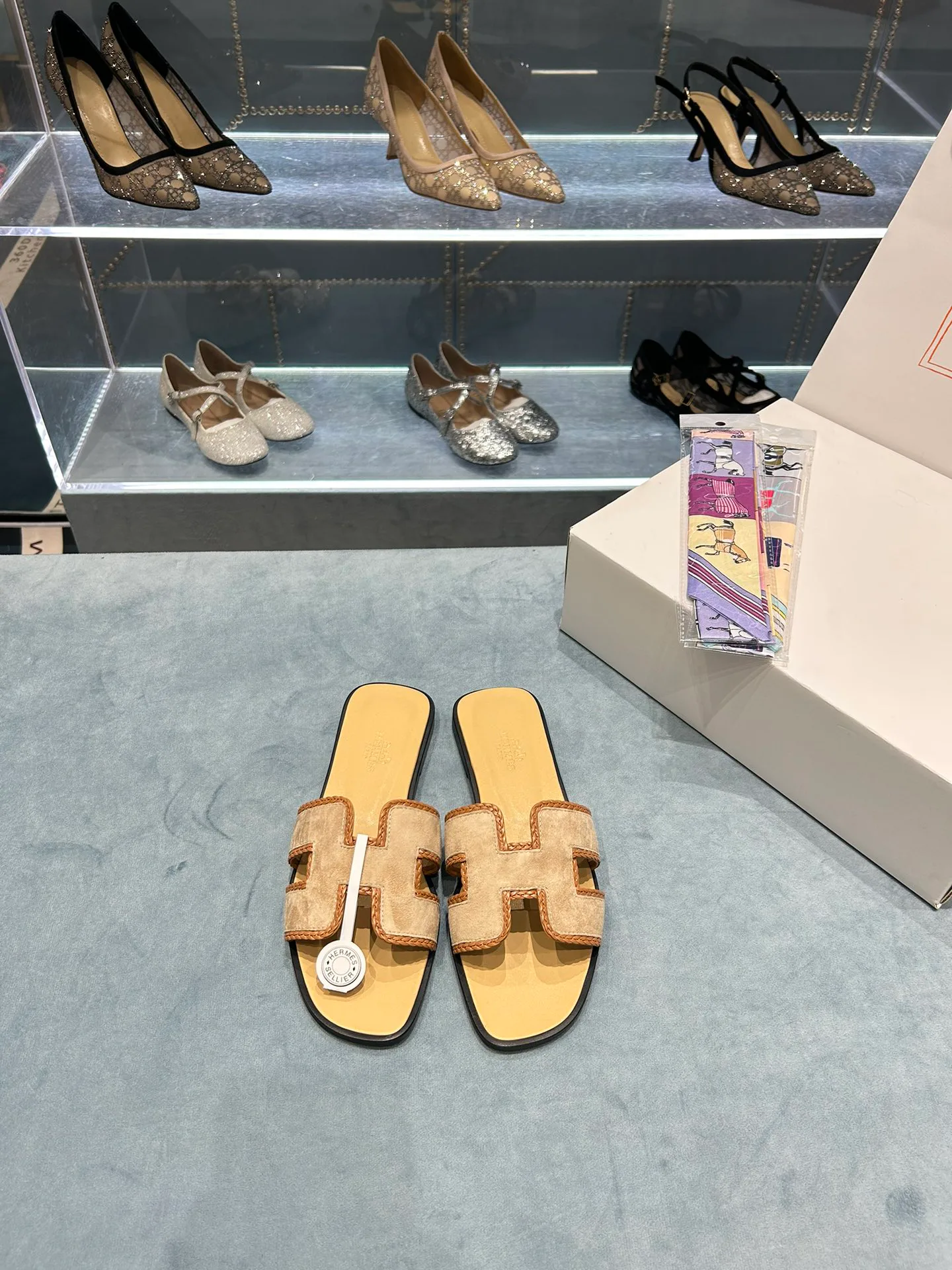 Шлепанцы Женские Hermes 9878133