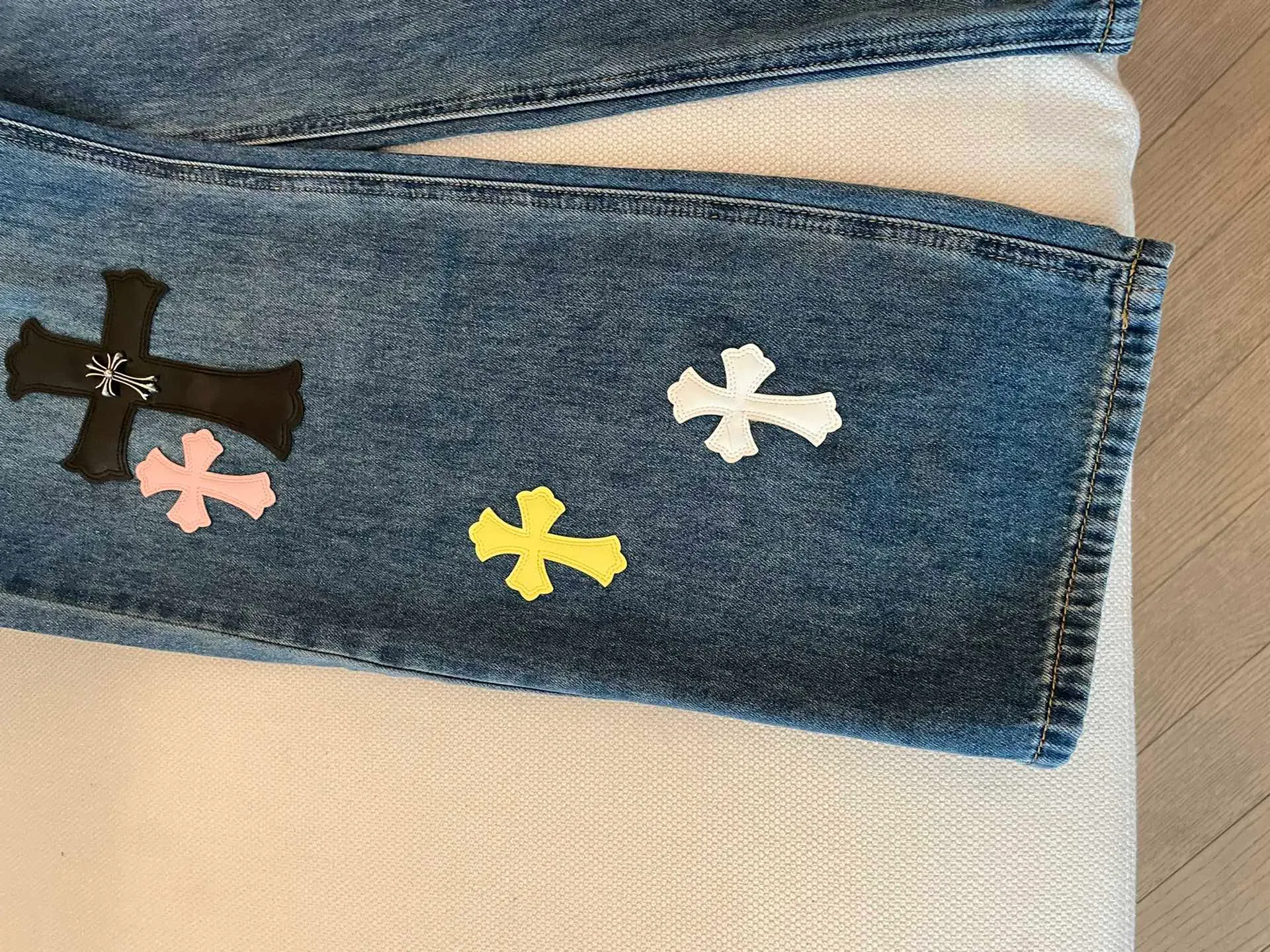 Джинсы Женские Chrome Hearts 4929763