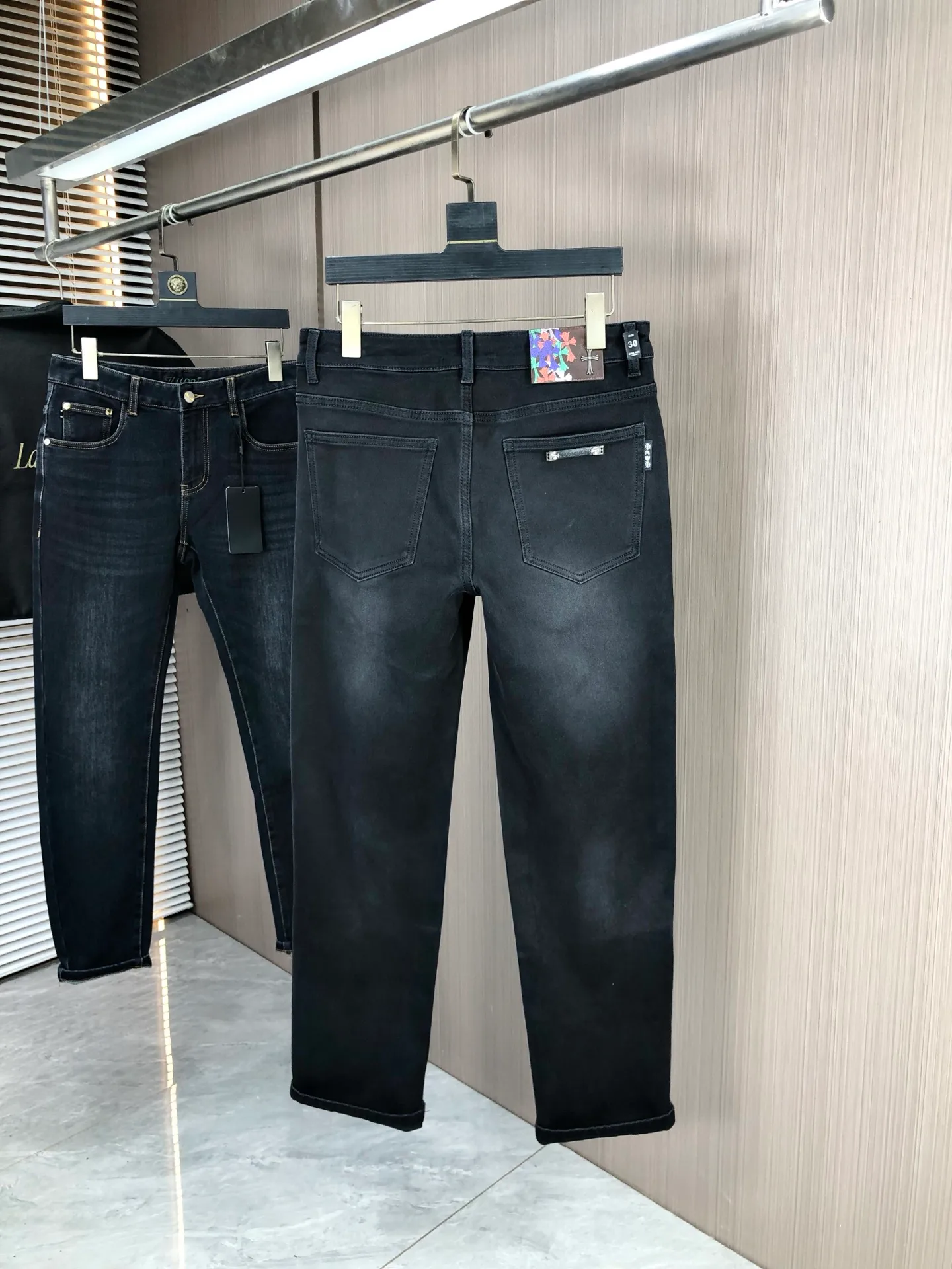 Джинсы Мужские Chrome Hearts 1283774