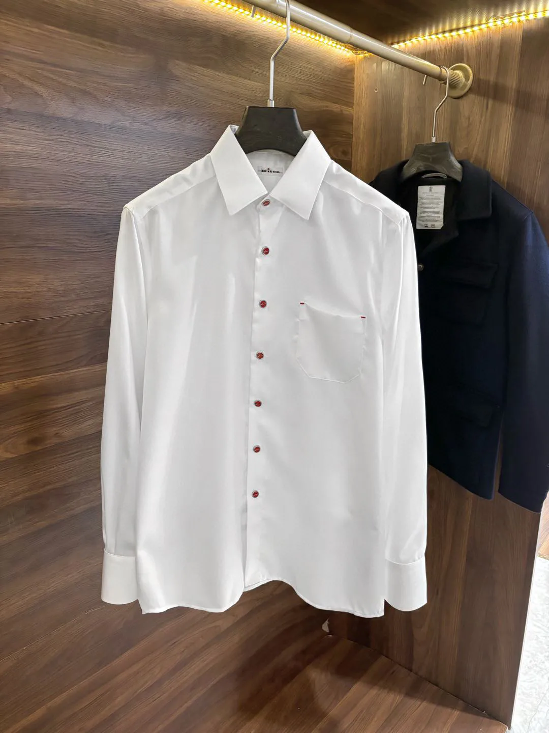 Рубашки Мужские Kiton 18509994