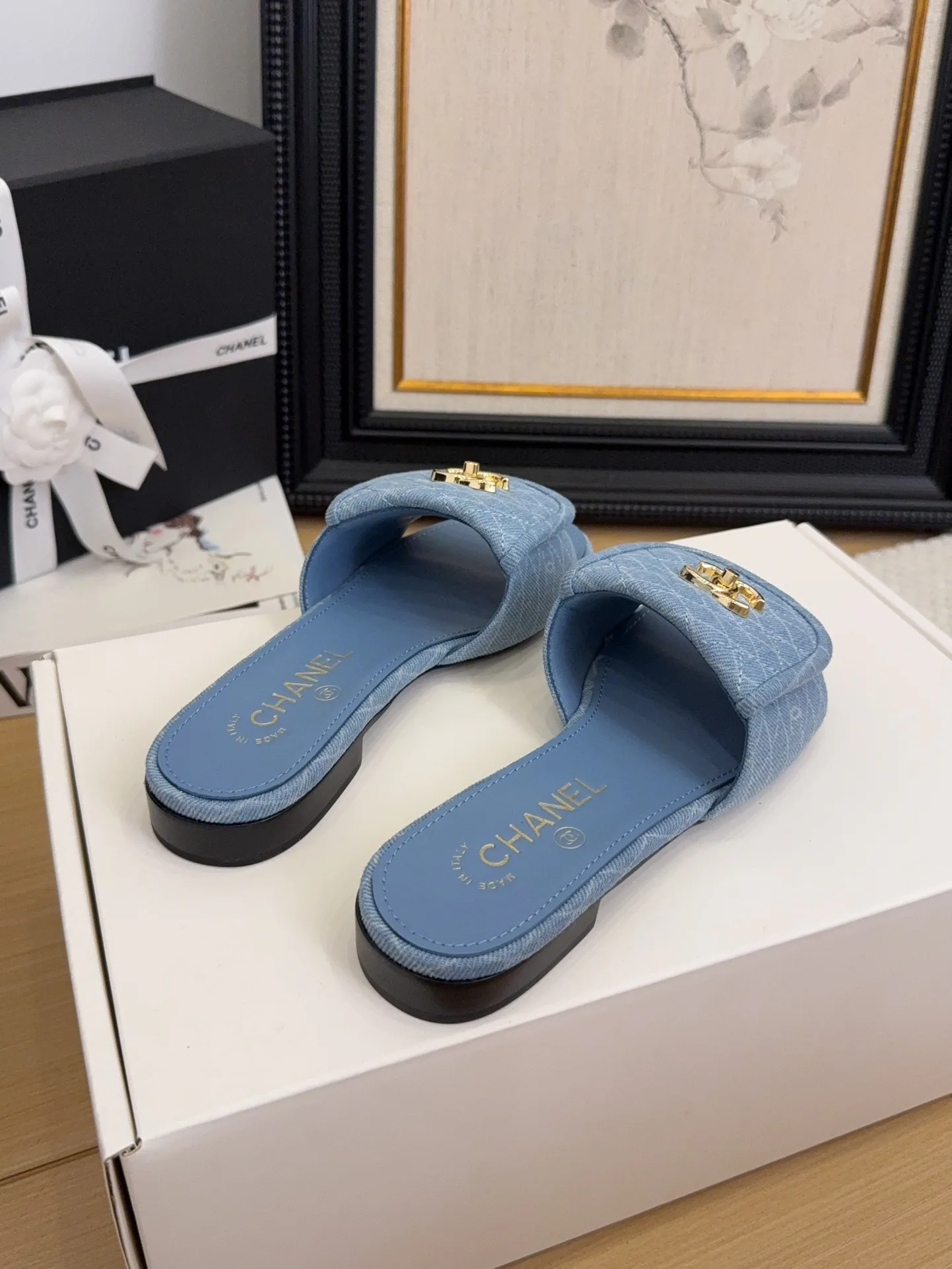 Шлепанцы Женские Chanel 926471