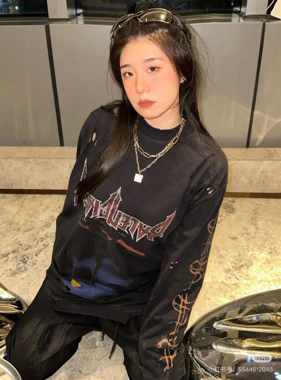 Лонгсливы Женские Balenciaga 134187