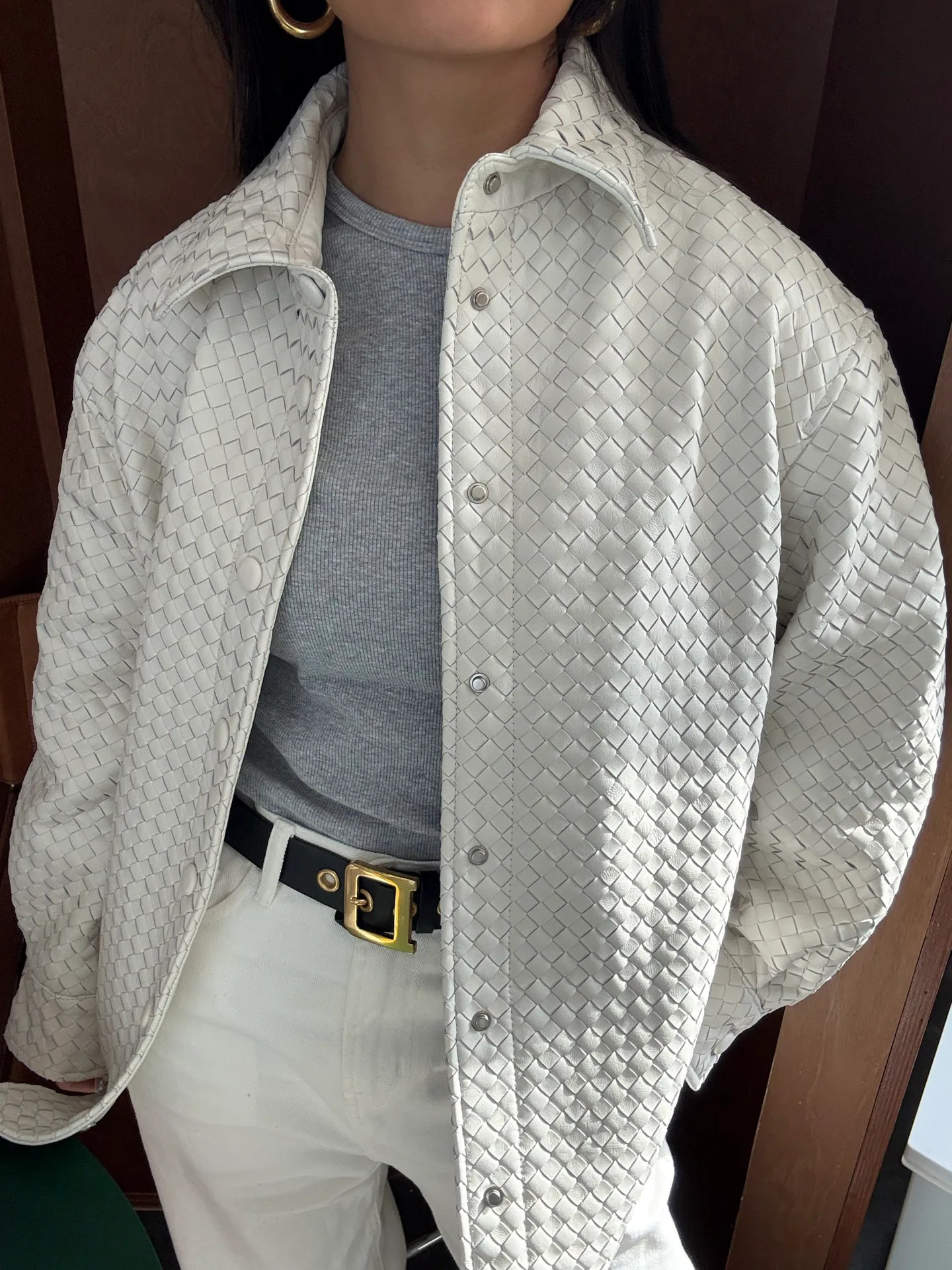 Кожаные Куртки И Дублёнки Женские Bottega Veneta 1882969