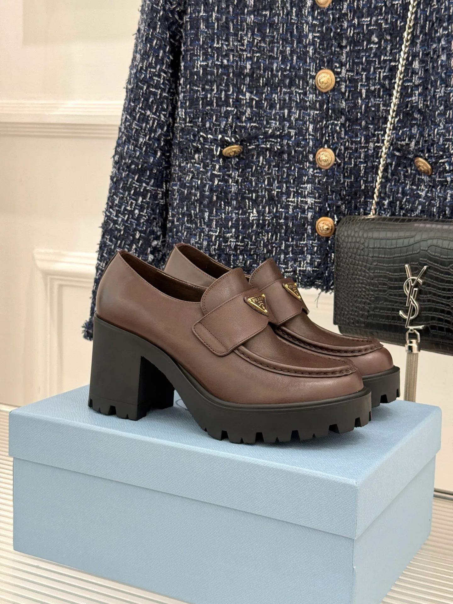 Лоферы И Мокасины Женские Prada 18780367
