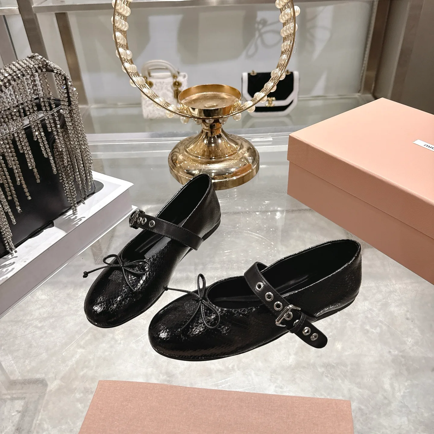 Балетки Женские Miu Miu 12868590