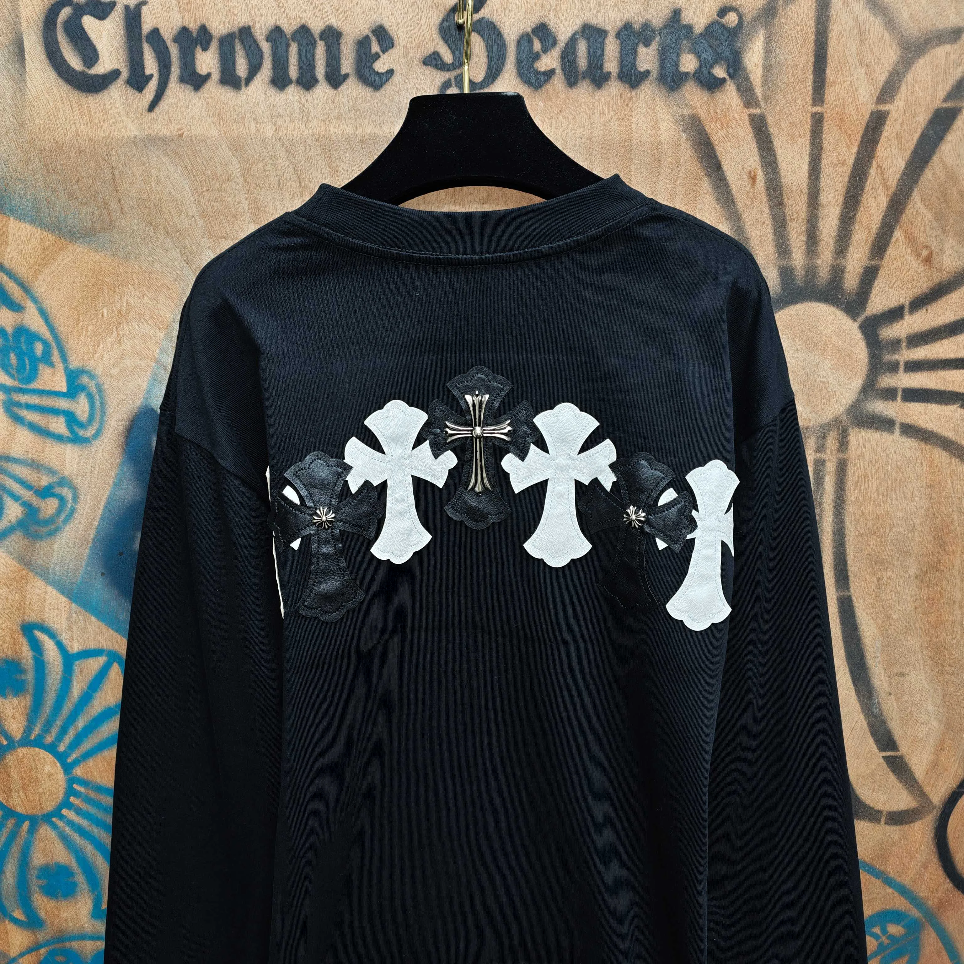 Лонгсливы Мужские Chrome Hearts 13311033