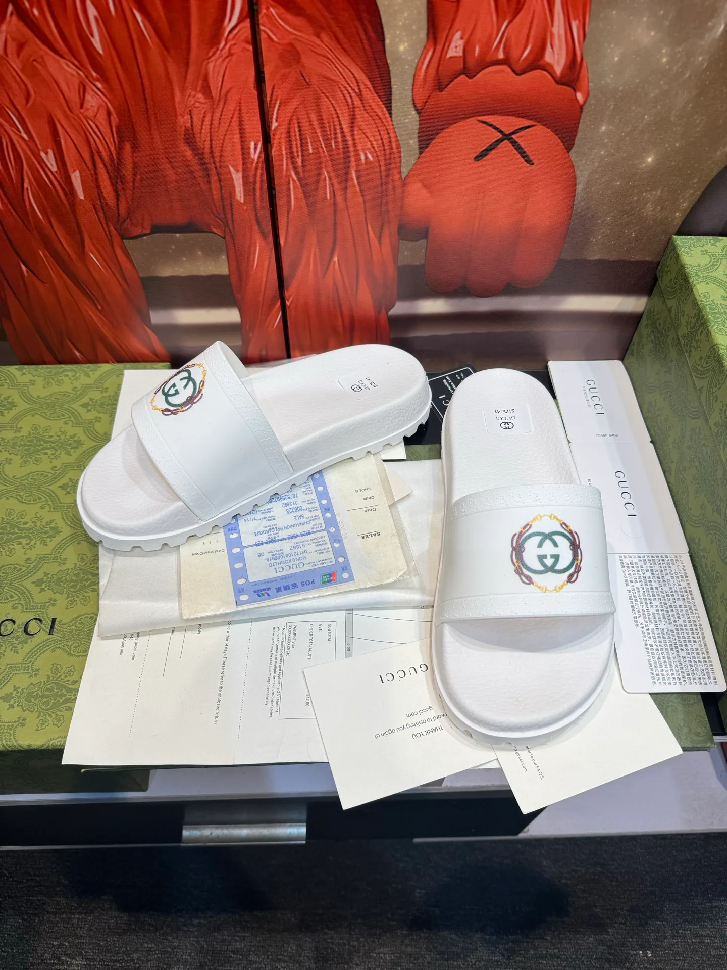 Шлепанцы Женские Gucci 10313911