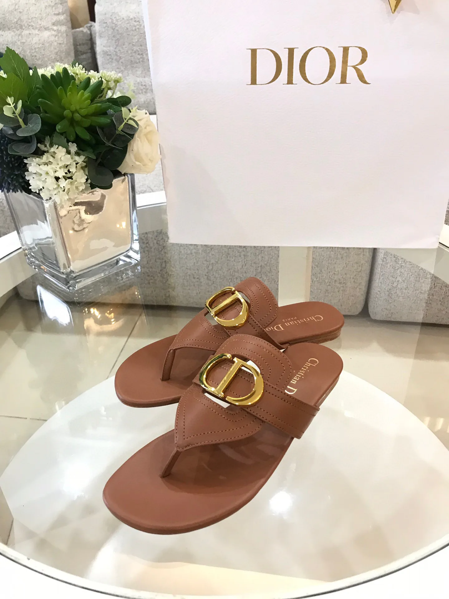 Шлепанцы Женские Christian Dior 1261334