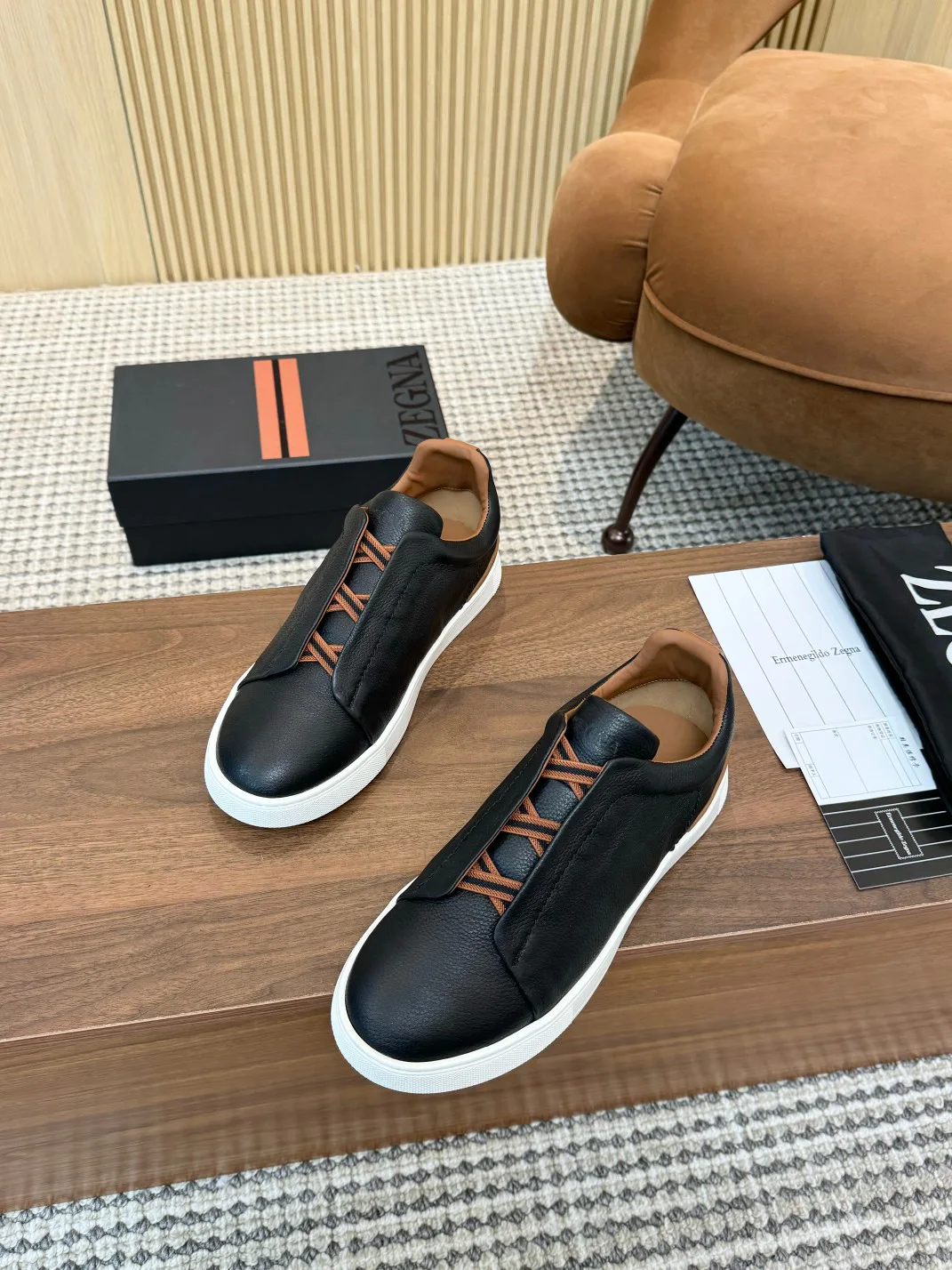 Кроссовки Мужские Zegna 604297