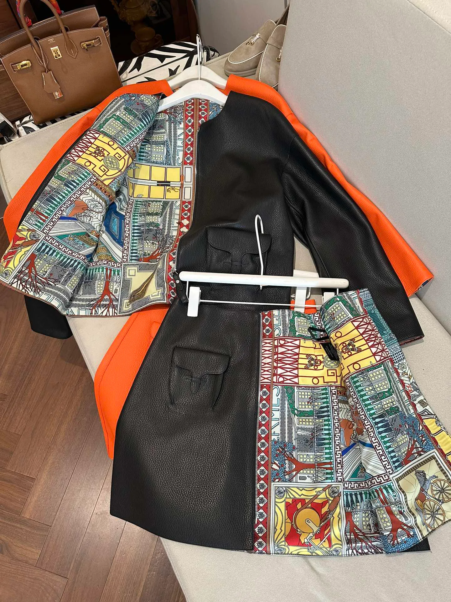 Кожаные Куртки И Дублёнки Женские Hermes 11460693