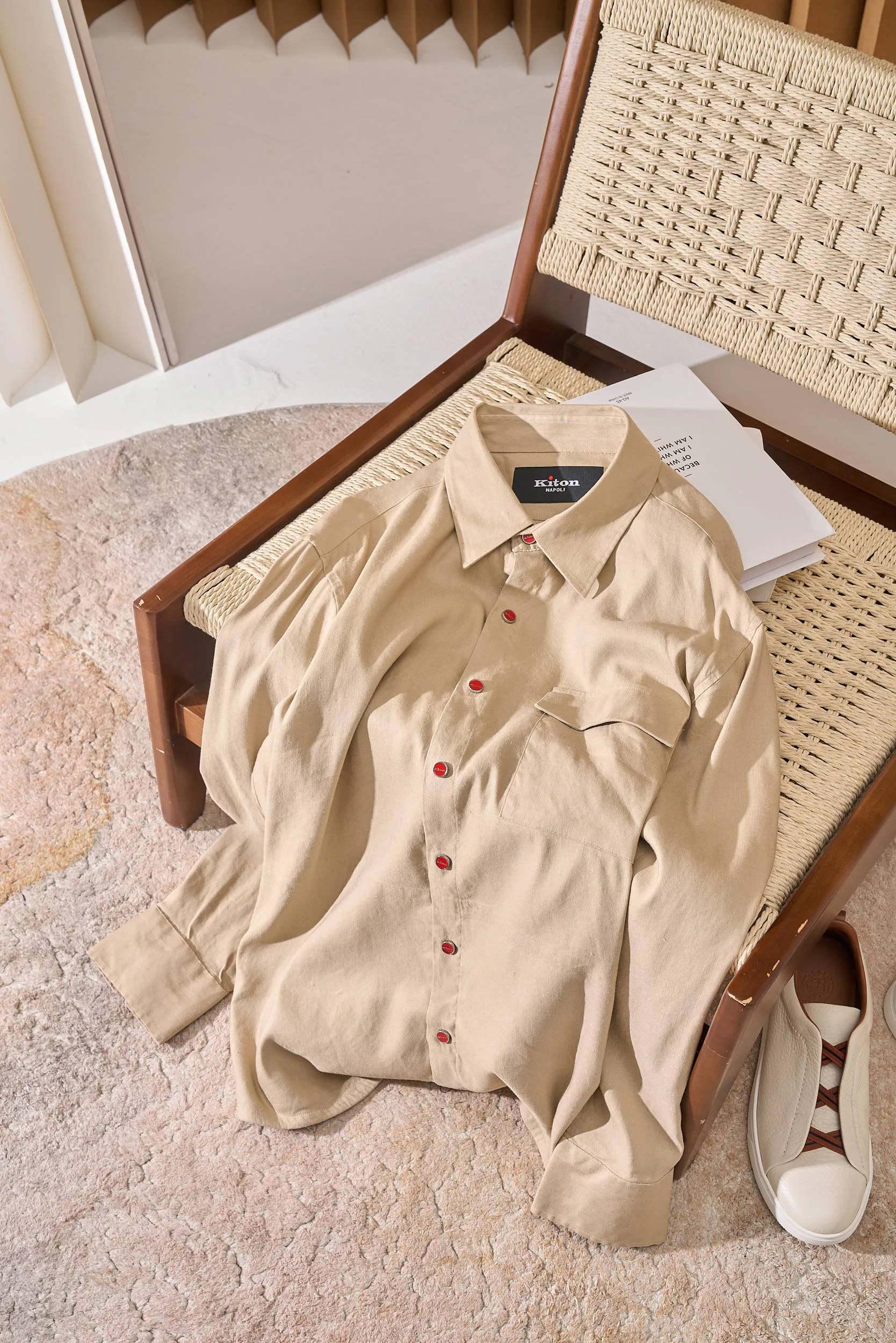 Рубашки Мужские Kiton 11705927