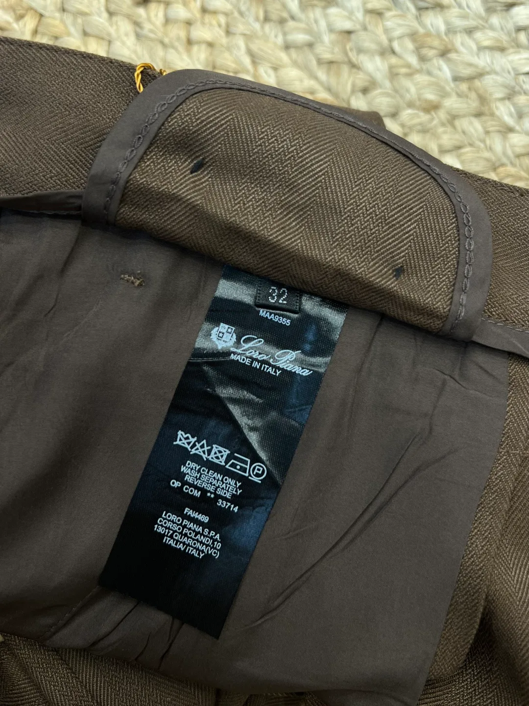Брюки Мужские Loro Piana 17364911