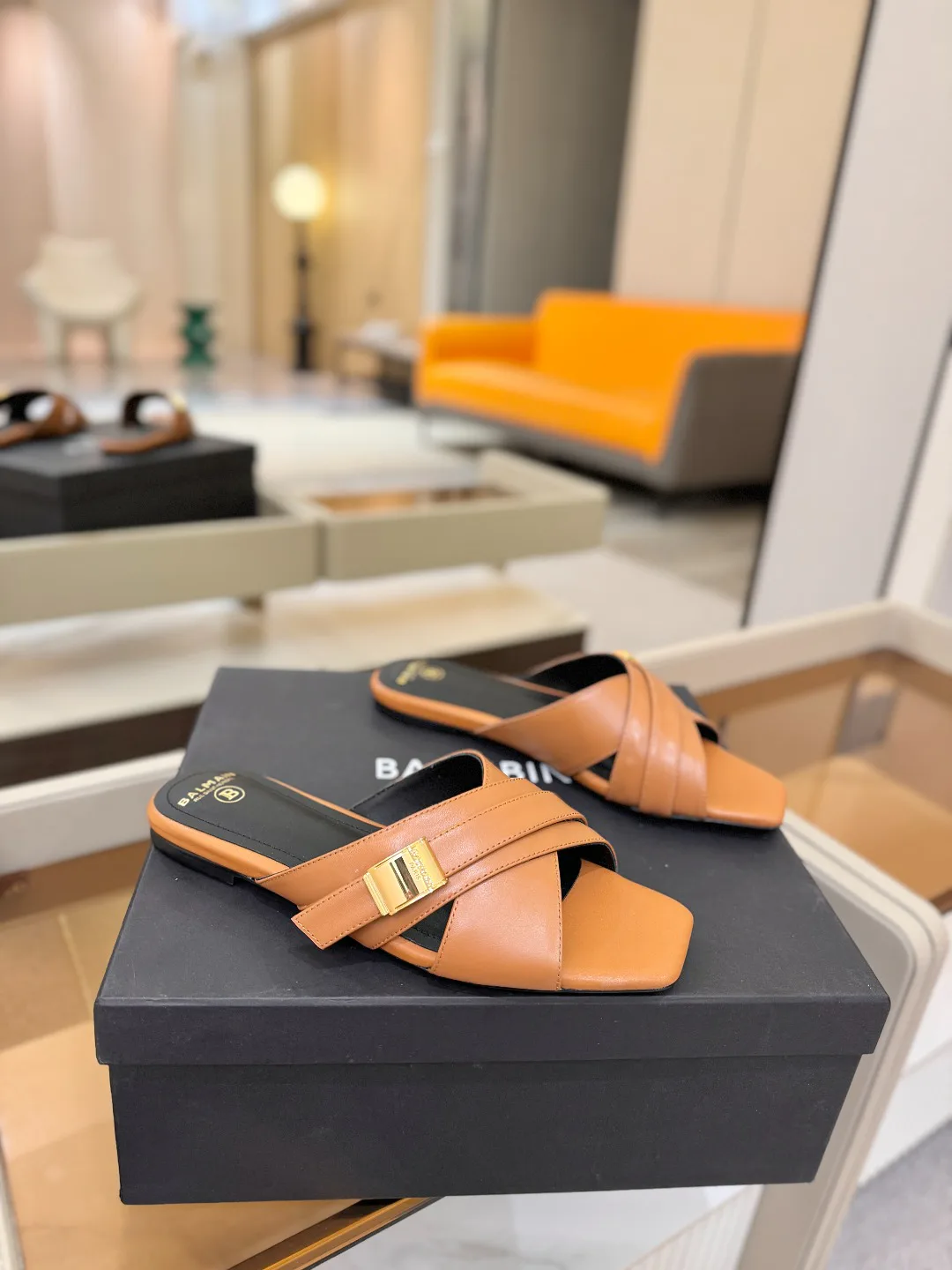 Шлепанцы Женские Balmain 840989