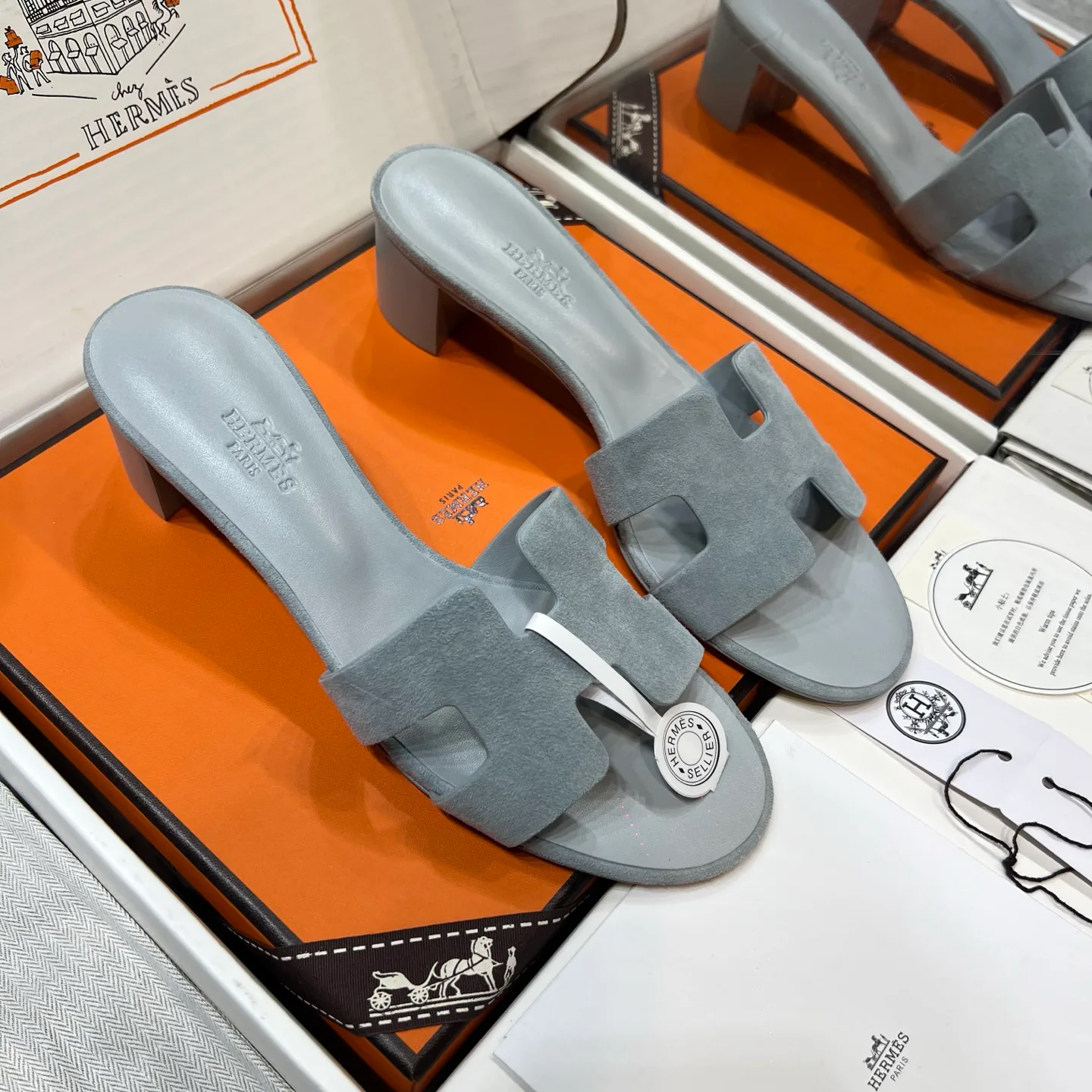 Шлепанцы Женские Hermes 5156696
