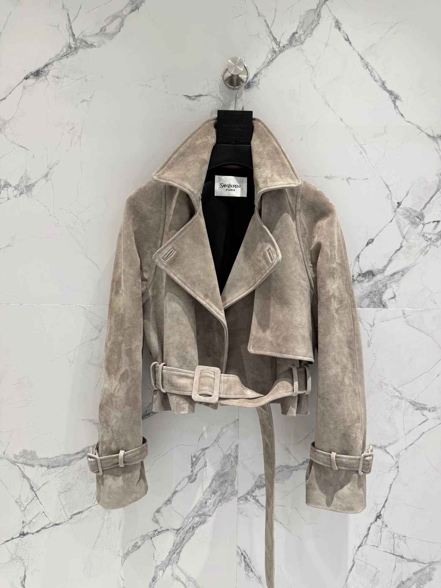 Кожаные Куртки И Дублёнки Женские Saint Laurent 11598166