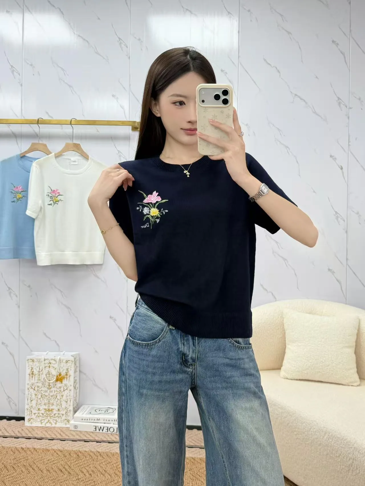 Футболки Женские Christian Dior 13340336
