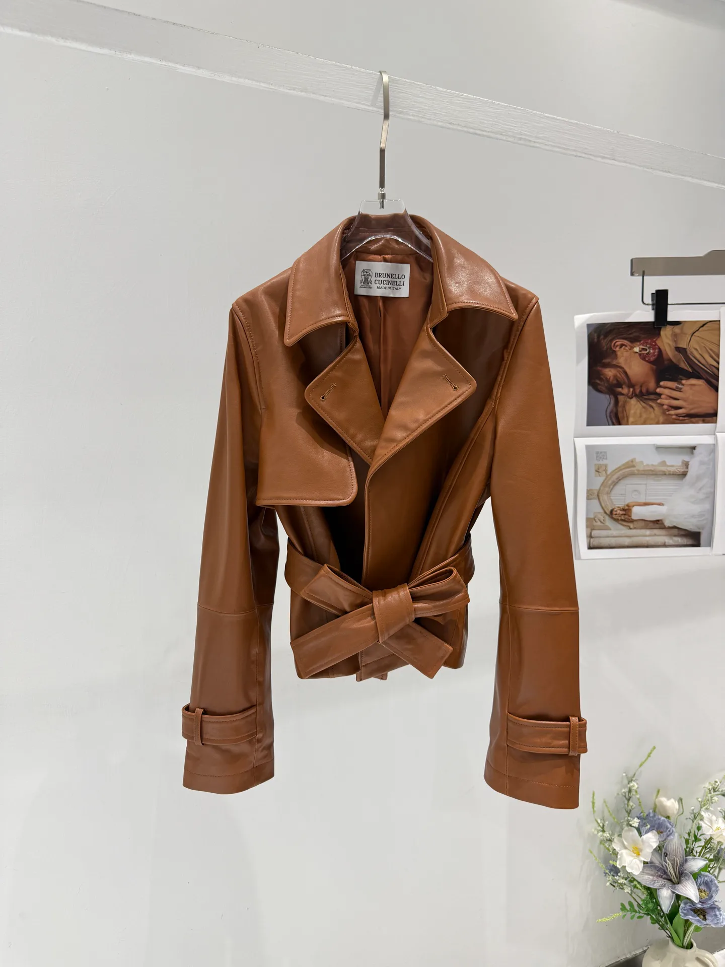 Кожаные Куртки И Дублёнки Женские Brunello Cucinelli 13683067