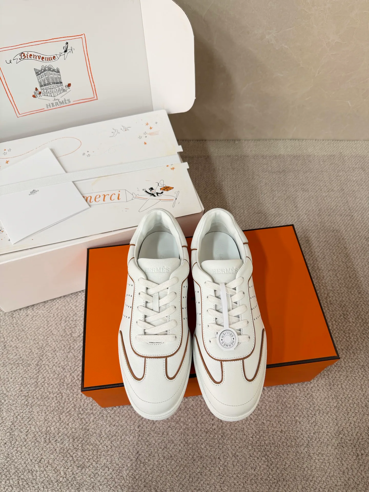 Кроссовки Женские Hermes 1559794