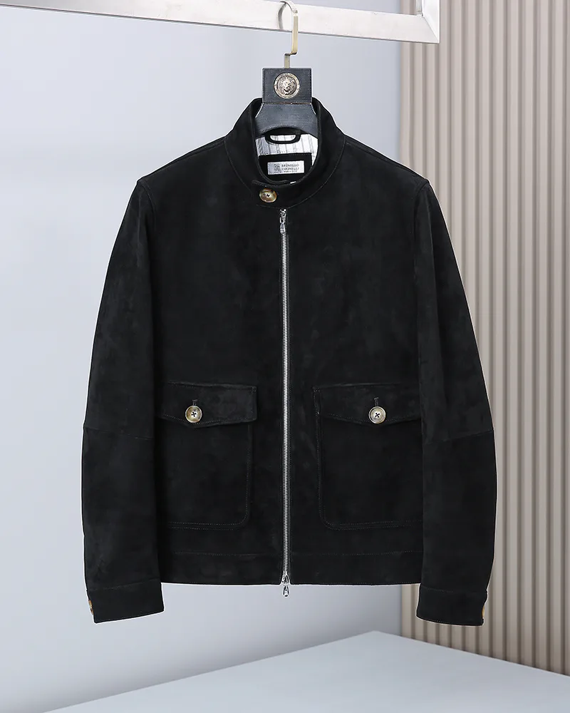 Кожаные Куртки И Дублёнки Мужские Brunello Cucinelli 12501002