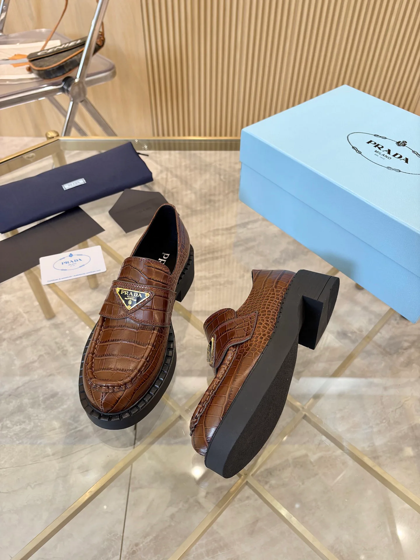 Лоферы И Мокасины Женские Prada 17524789