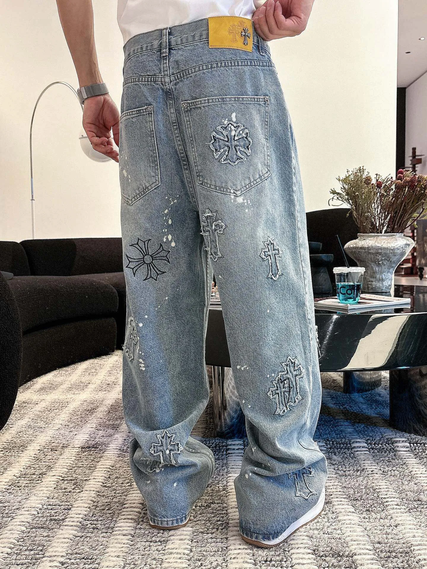 Джинсы Мужские Chanel 431570