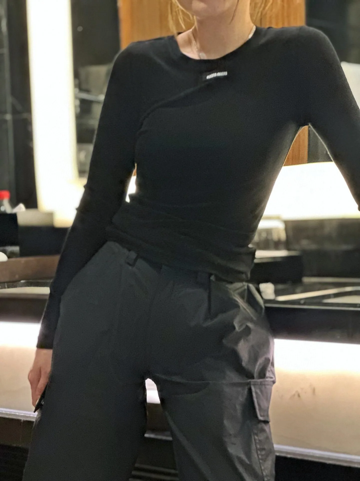 Лонгсливы Женские Miu Miu 8658