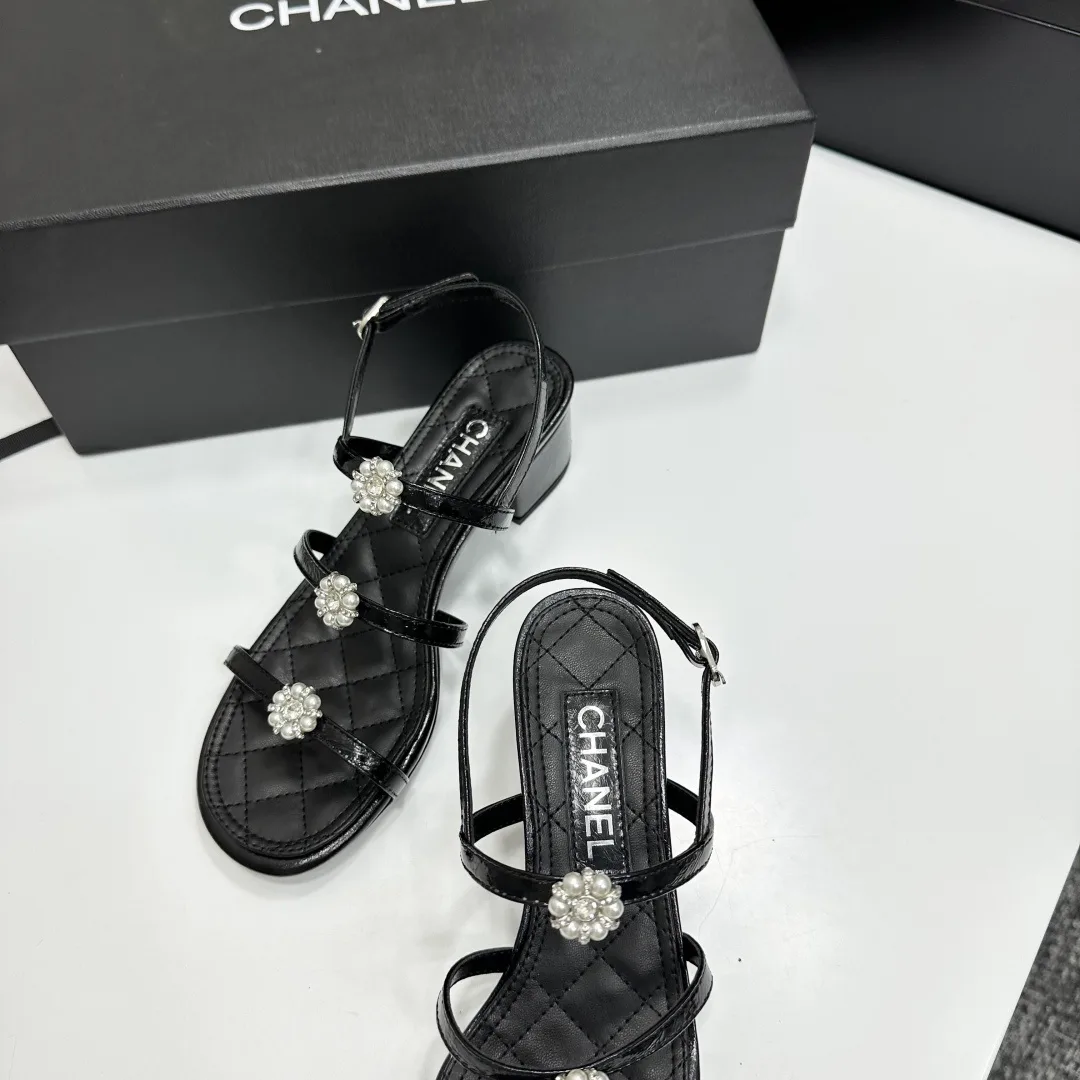 Босоножки Женские Chanel 9651883