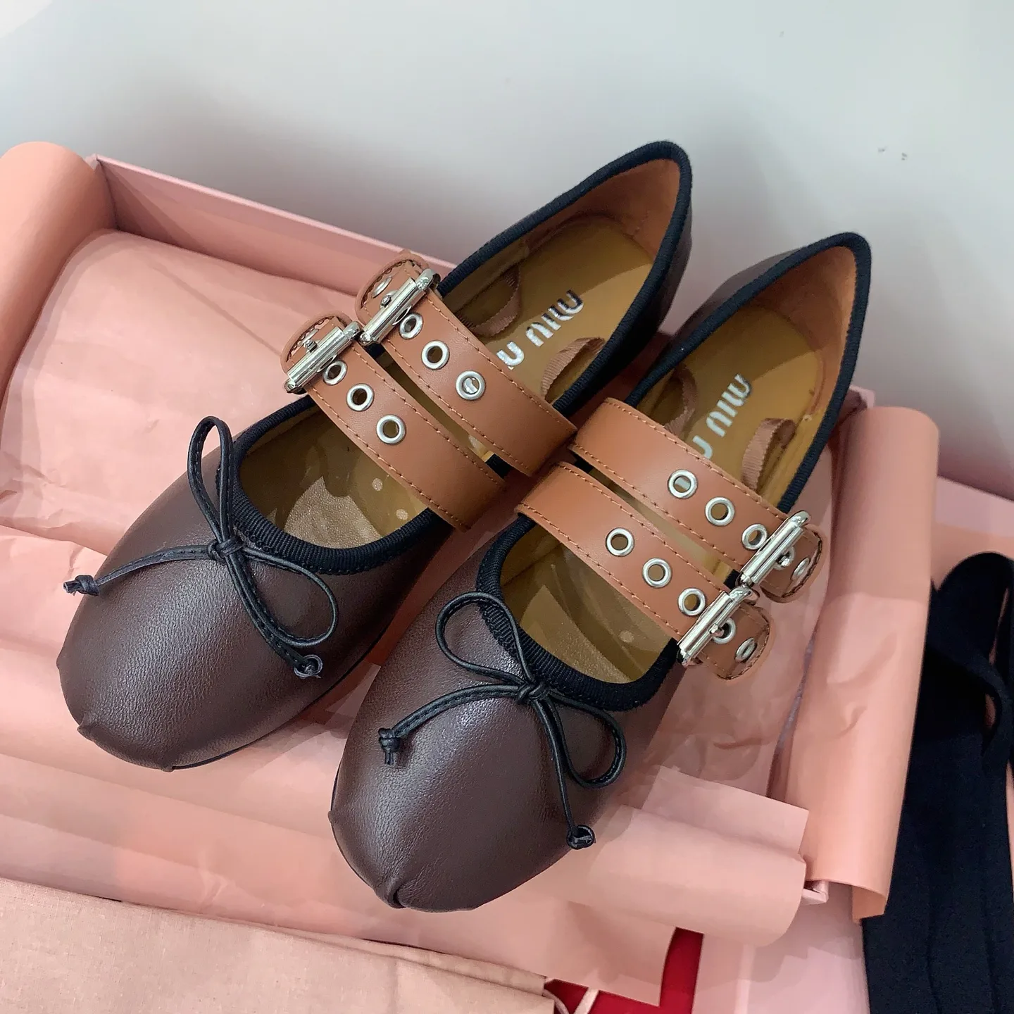 Балетки Женские Miu Miu 12696585