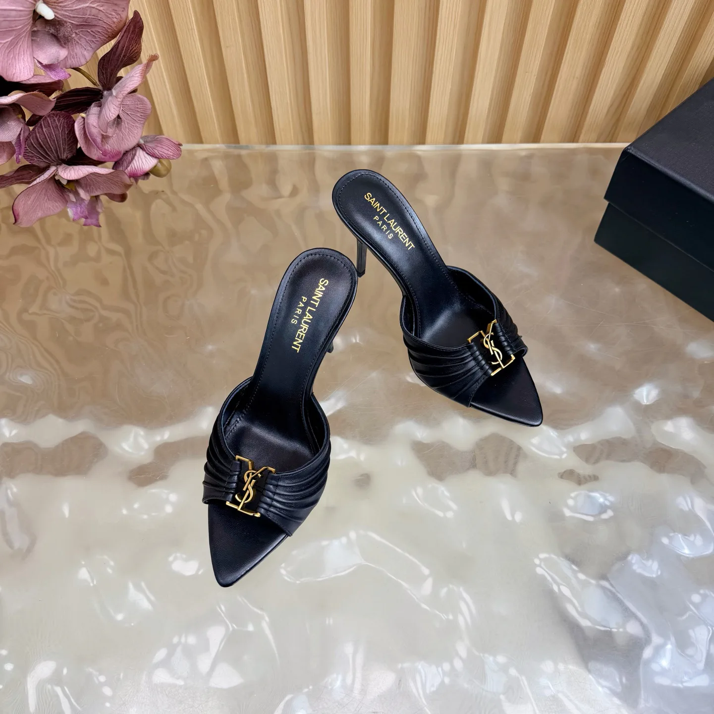 Босоножки Женские Saint Laurent 11705811