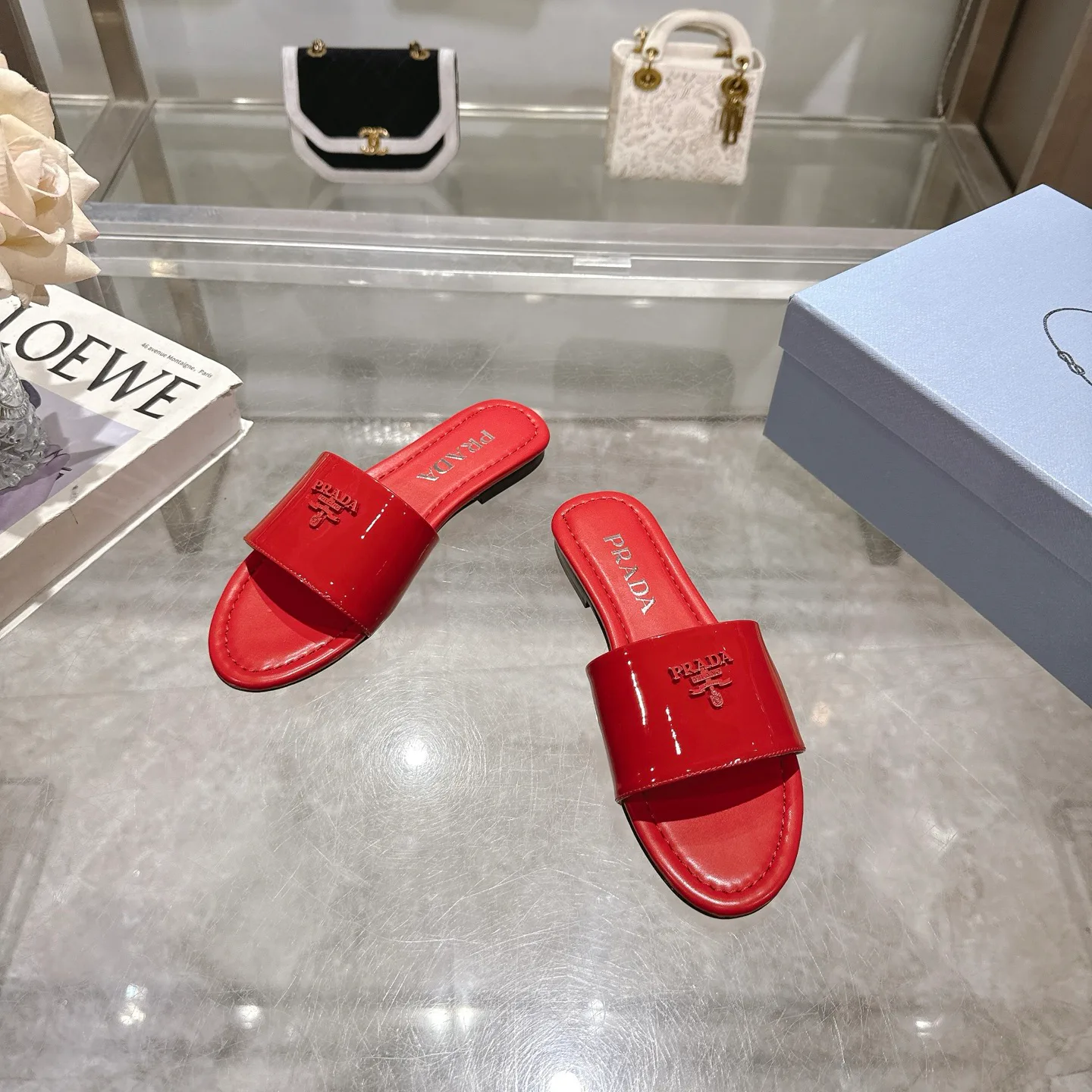 Шлепанцы Женские Prada 490967