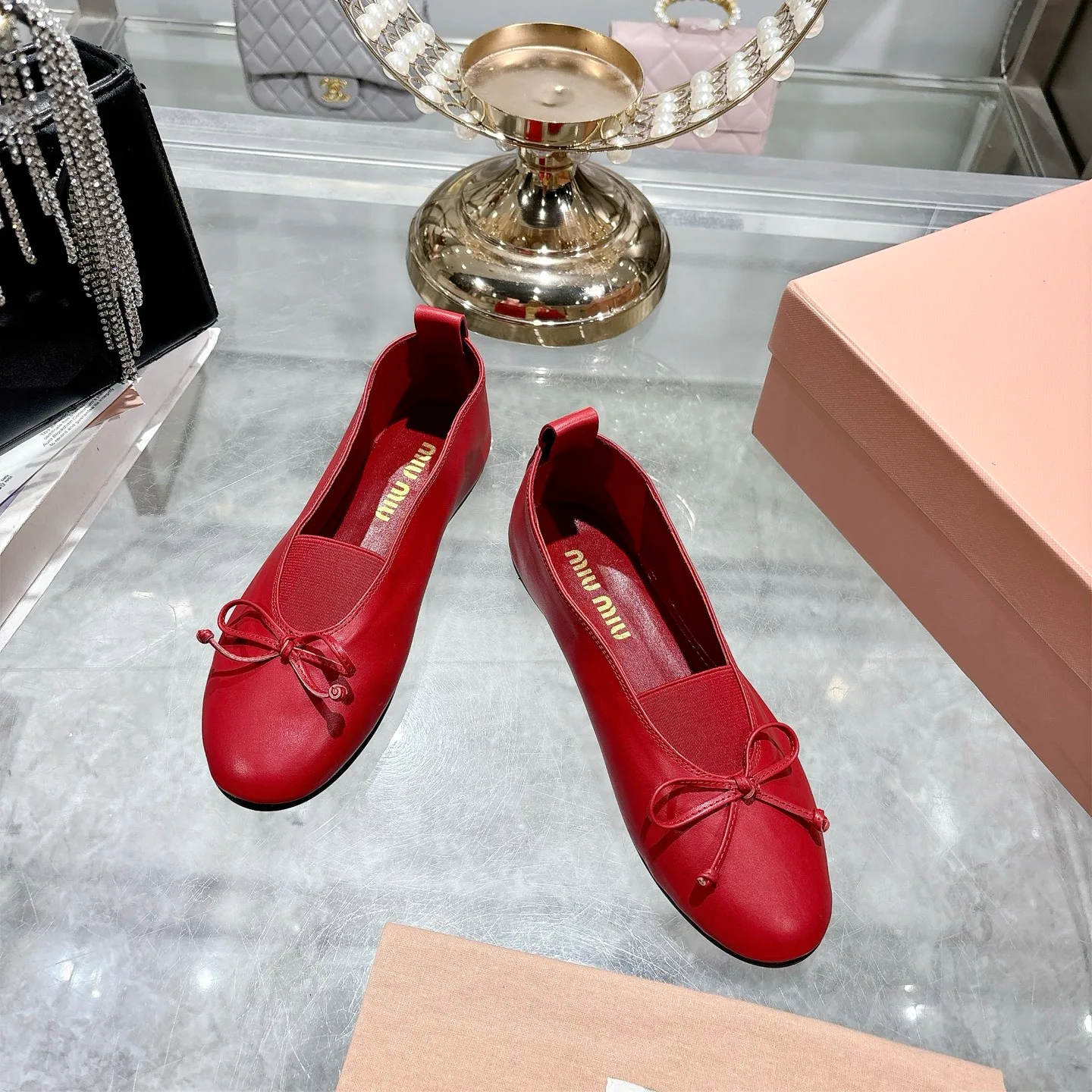 Балетки Женские Miu Miu 397829