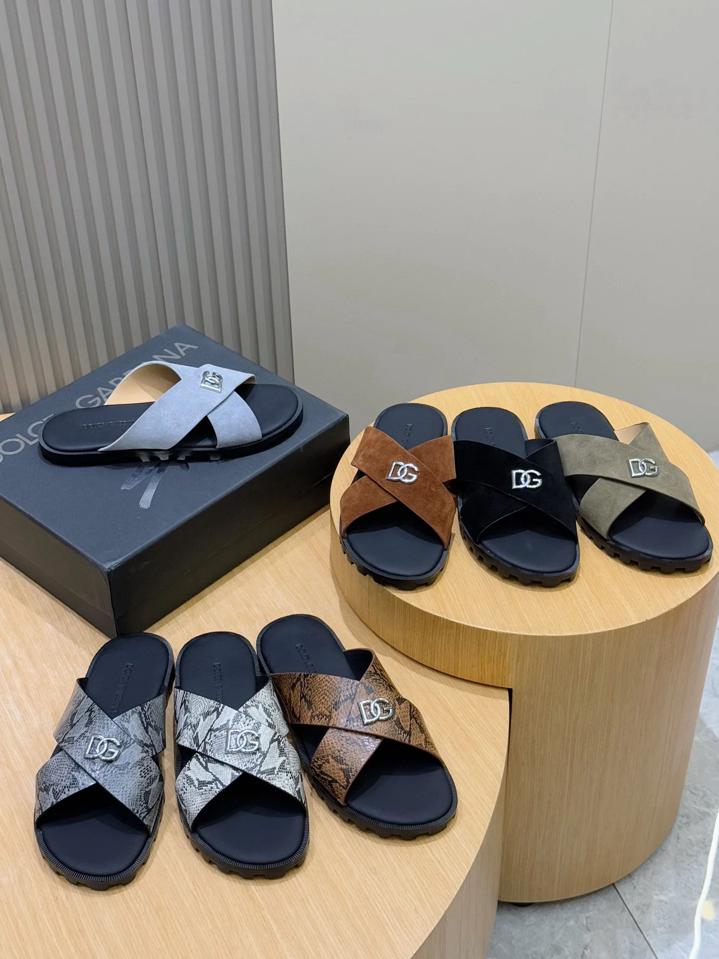 Шлепанцы Мужские Dolce & Gabbana 11483775