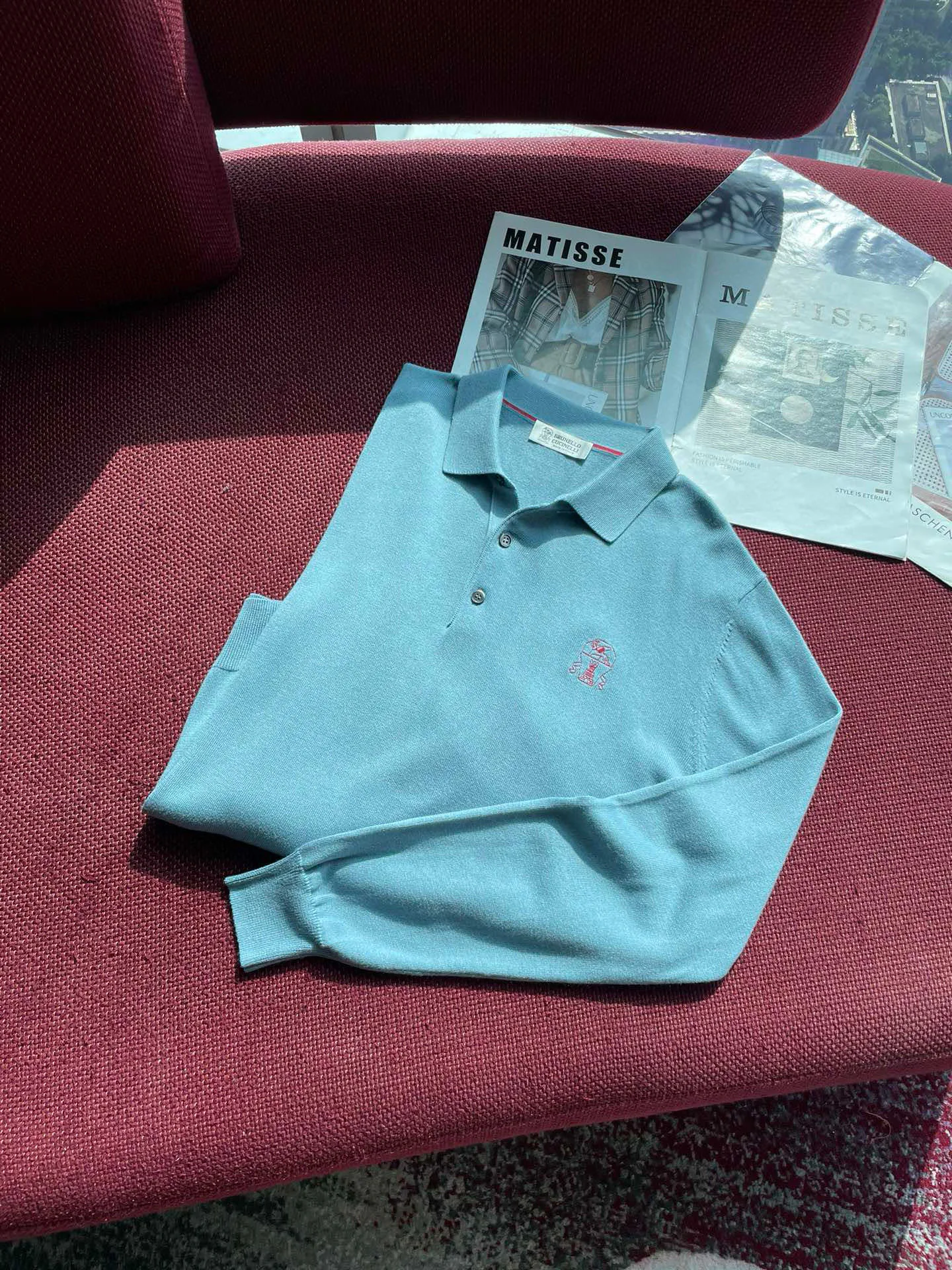 Лонгсливы Мужские Brunello Cucinelli 9990326