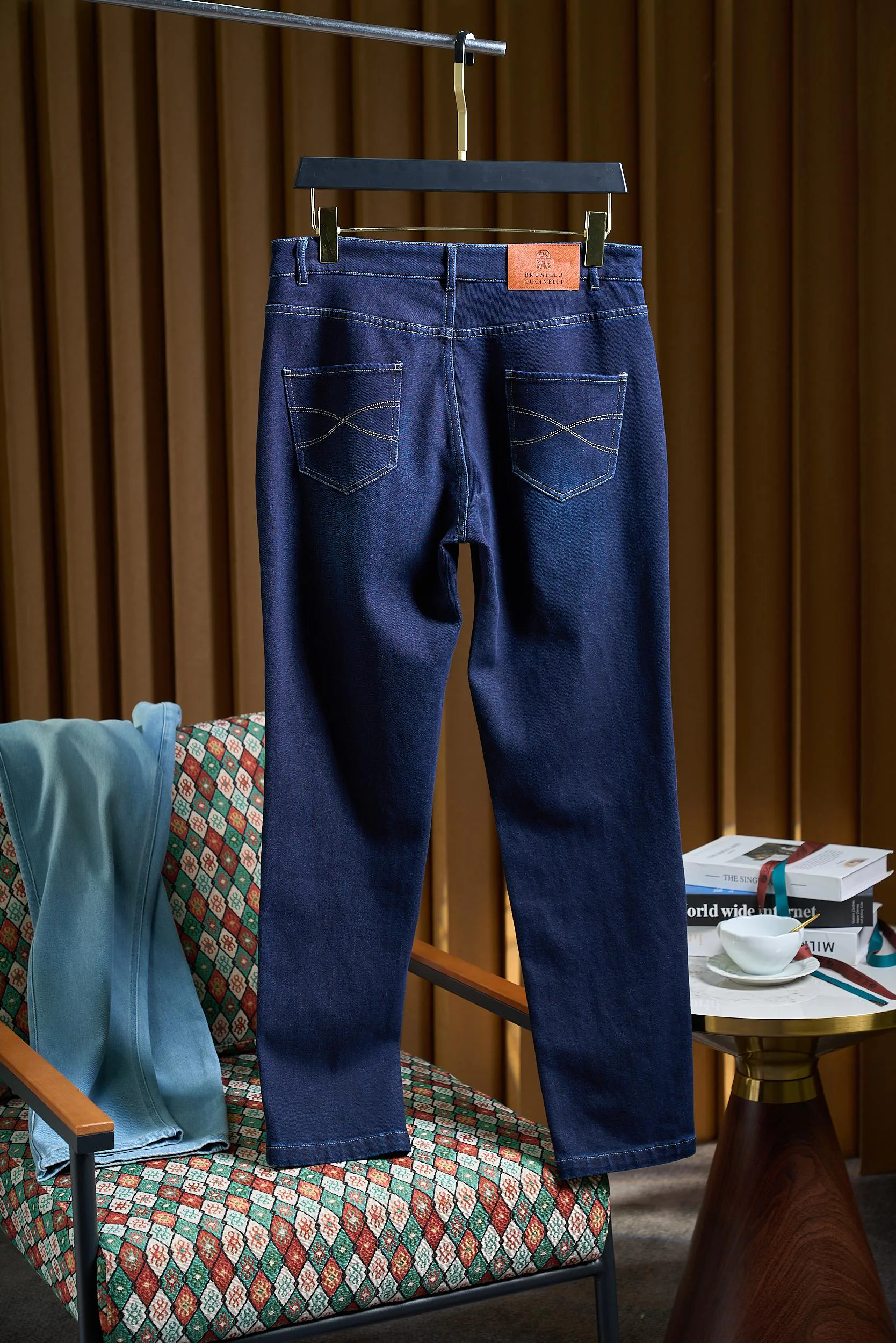 Джинсы Мужские Brunello Cucinelli 1565973