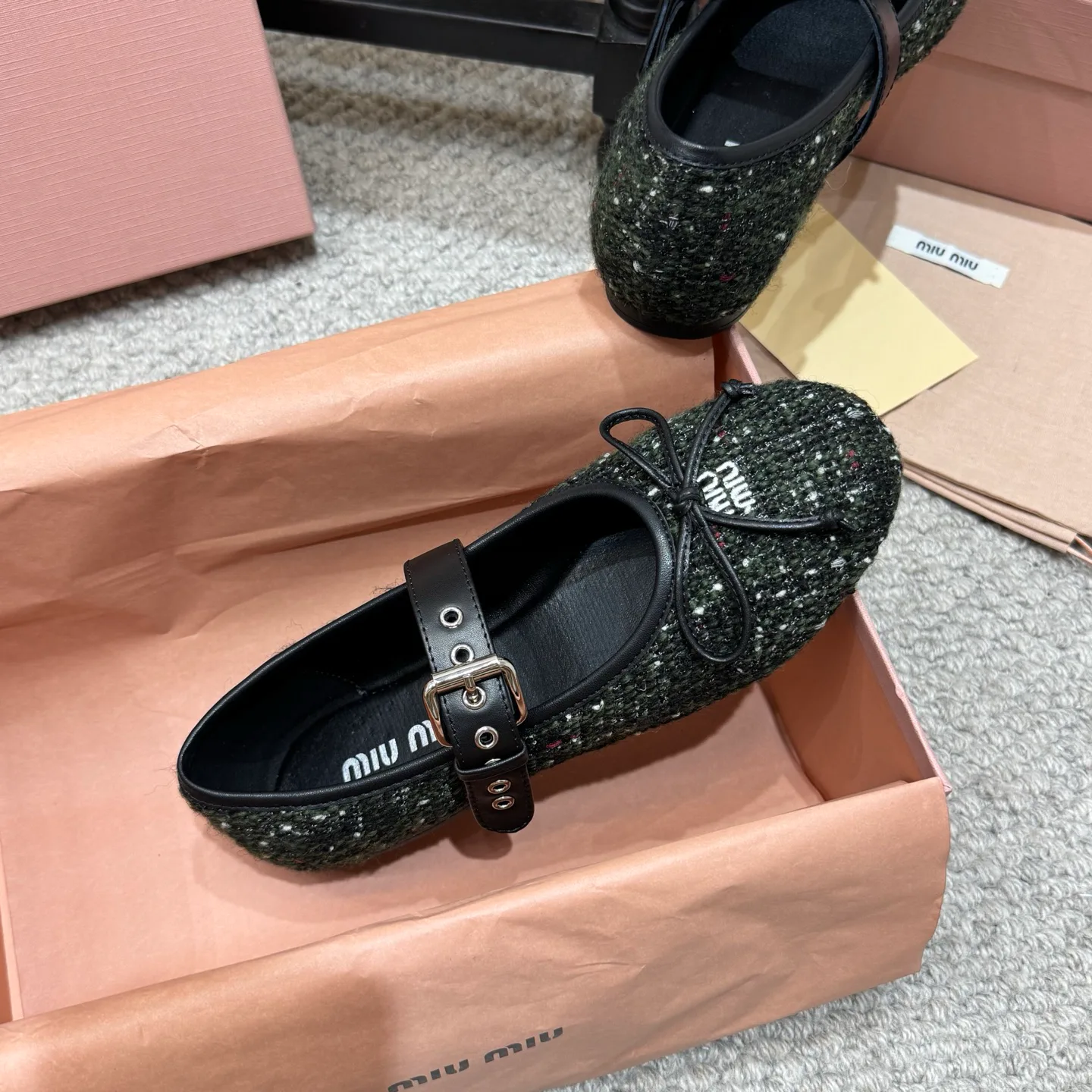 Балетки Женские Miu Miu 18676038